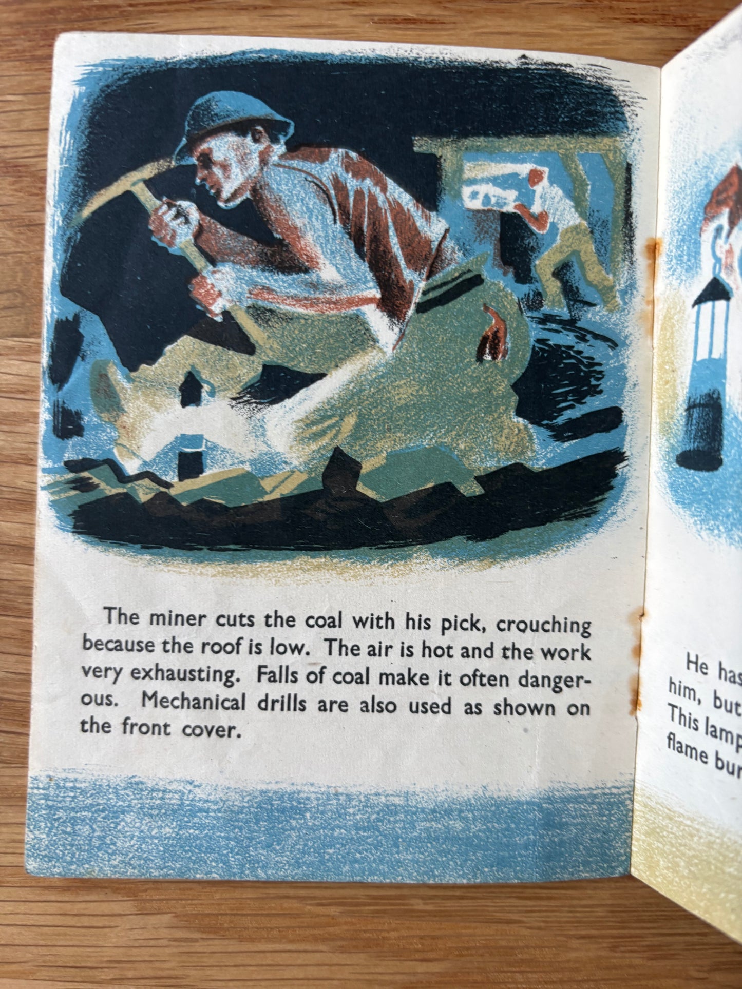 Clifford Rowe THE STORY OF COAL Bantam Picture Book No 34 TRANSATLANTIC ARTS 1940’s