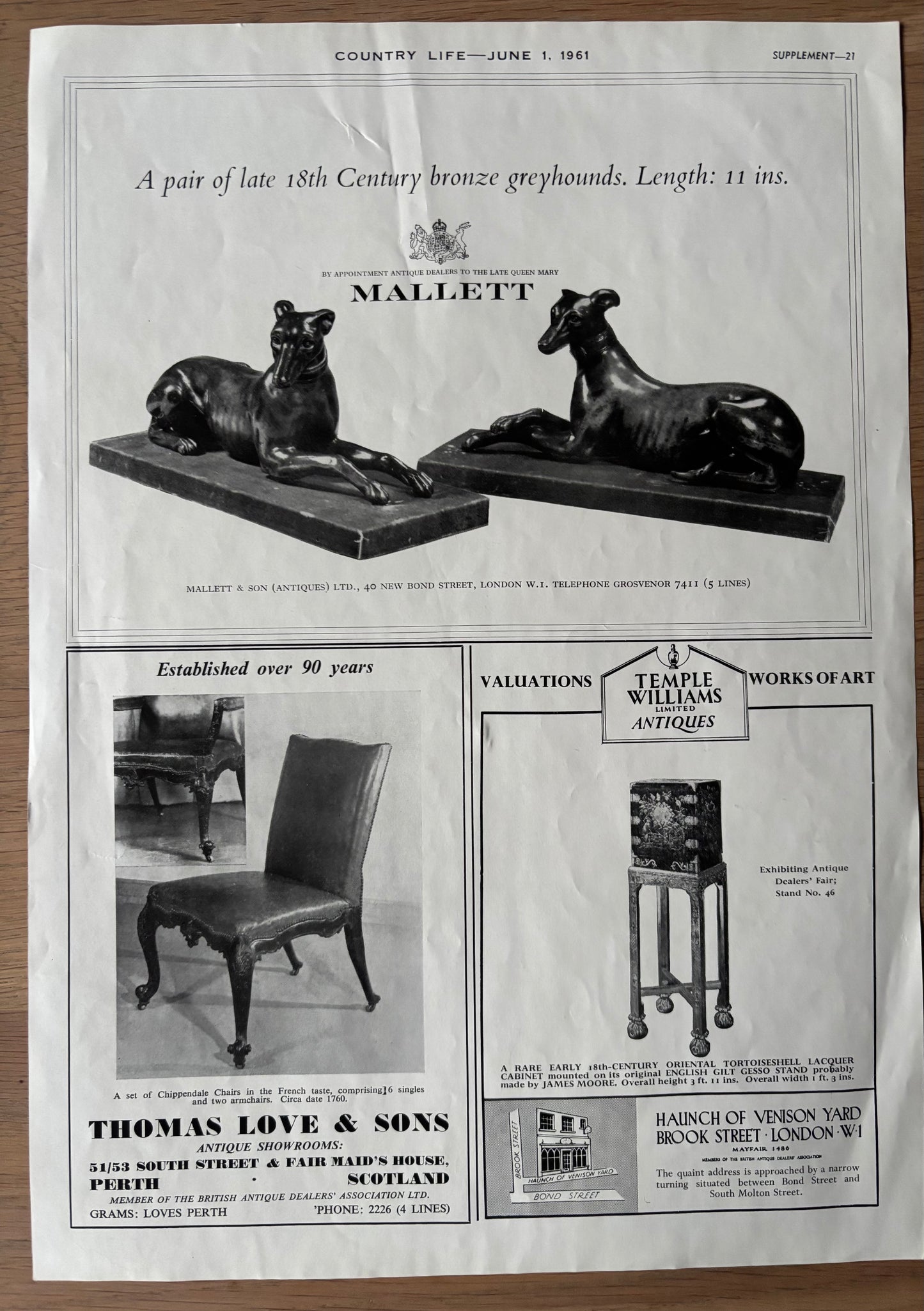 Vintage David Gentleman SHELL GUIDE TO SOMERSET ADVERT June 1961