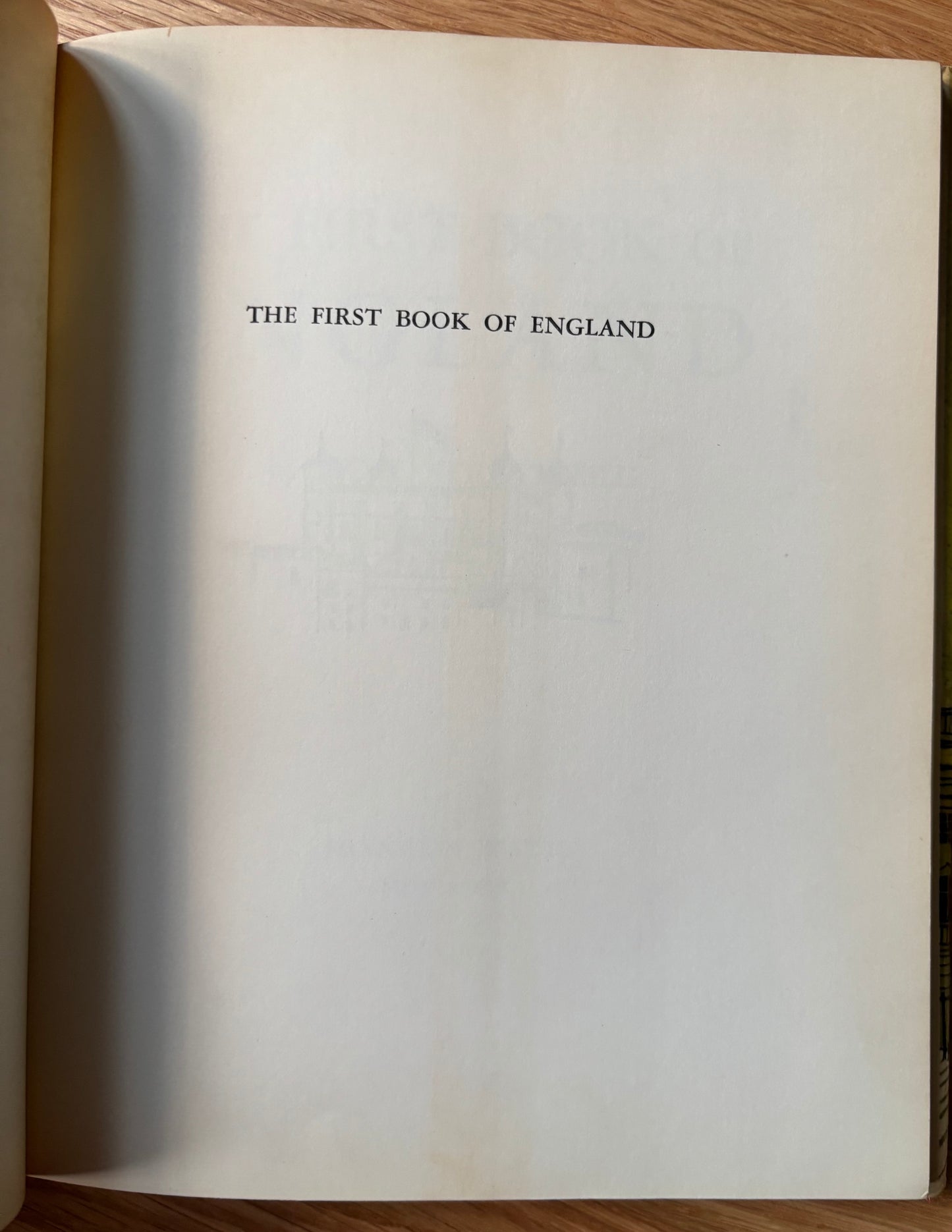 Noel Streatfield Signed THE FIRST BOOK OF ENGLAND 1958 1st USA Ed DJ
