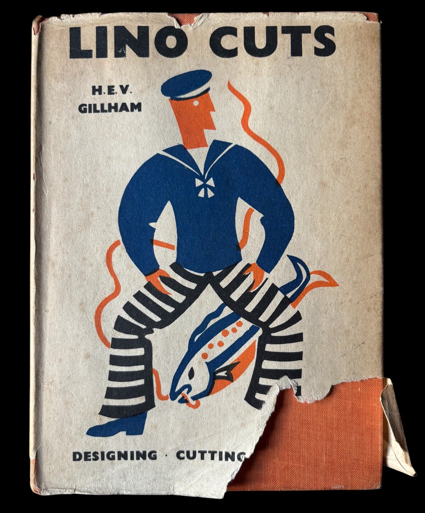 H E V Gillham LINOCUTS 1947 DJ Printing Printmaking CRAFT BOOK