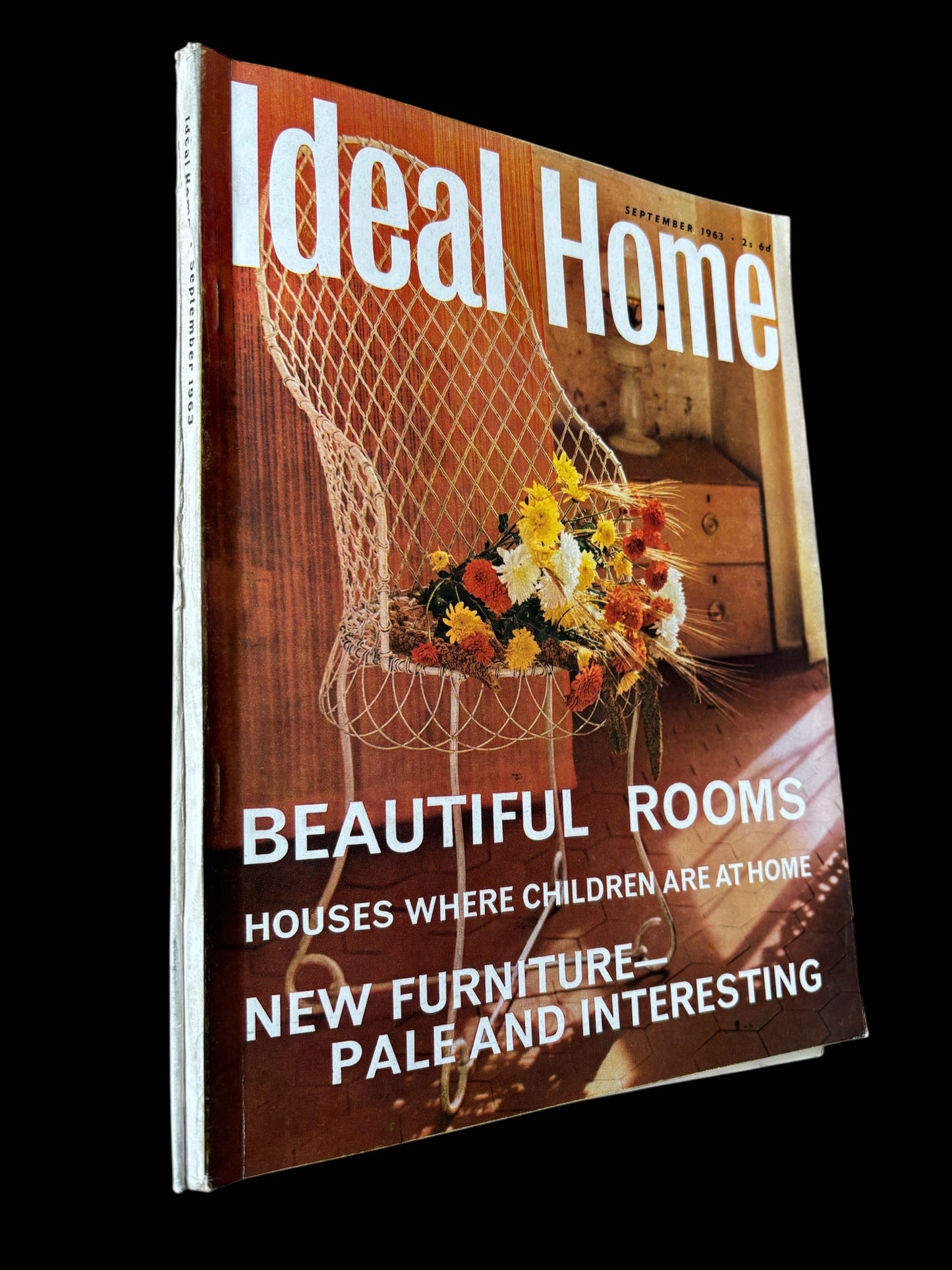 1960’s IDEAL HOME Magazine SEPTEMBER 1963 Illustrated Recipes Ads