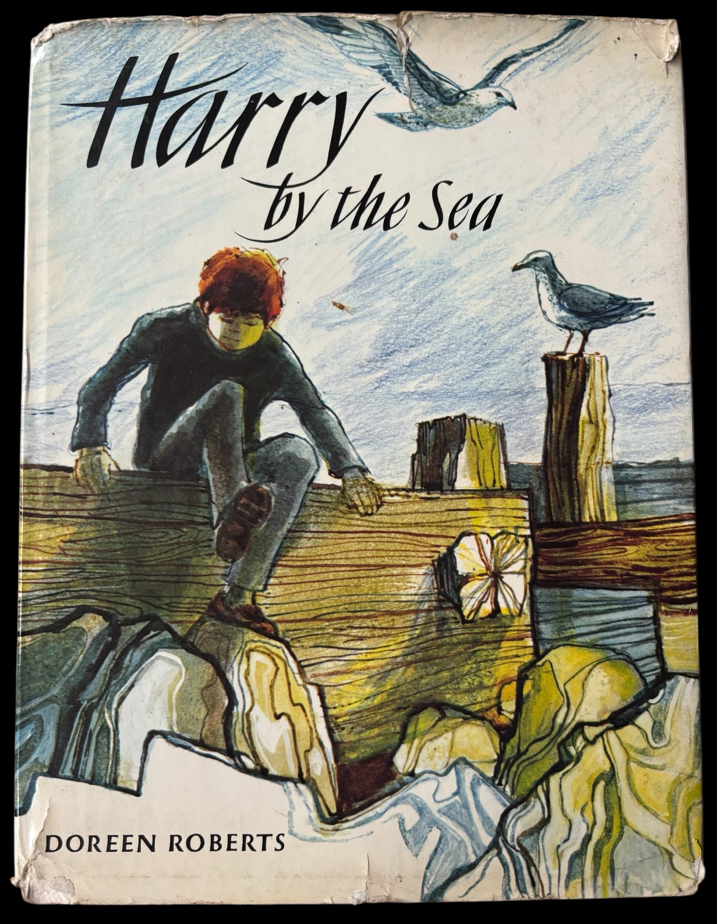 Doreen Roberts HARRY BY THE SEA 1st DJ Illustrated 1974 OUP Fishing Town