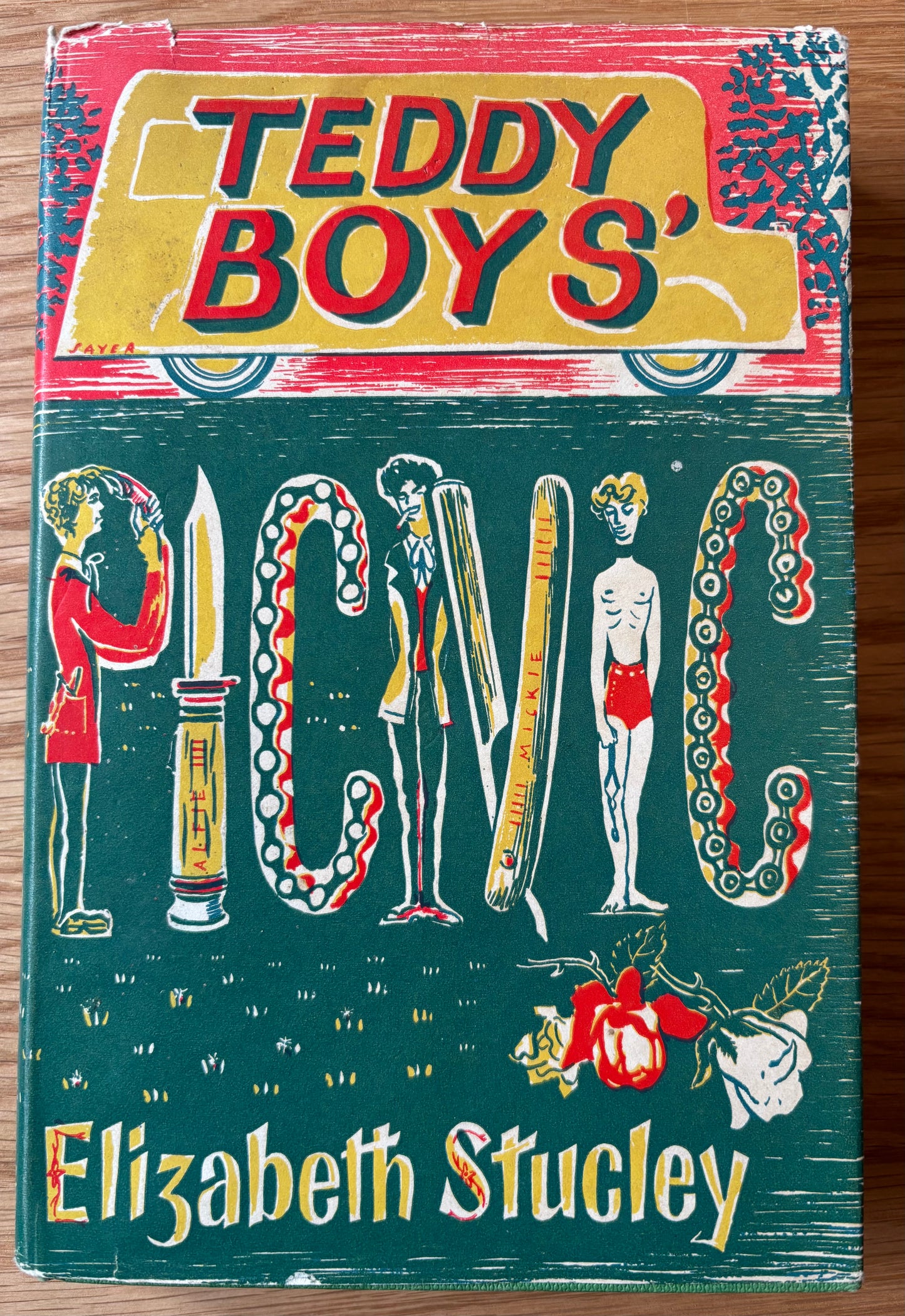 TEDDY BOYS PICNIC ELizabeth Stucley DJ 1st & ORIGINAL ARTWORK Derrick Sayer