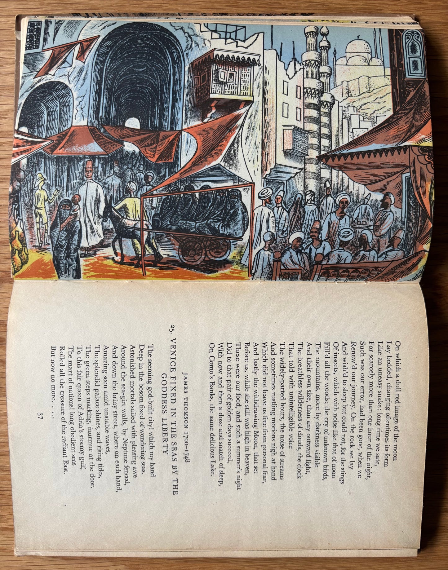 Edward Bawden TRAVELLERS’ VERSE M G Lloyd Thomas 1st Ed 1946 Curwen ILLUSTRATED