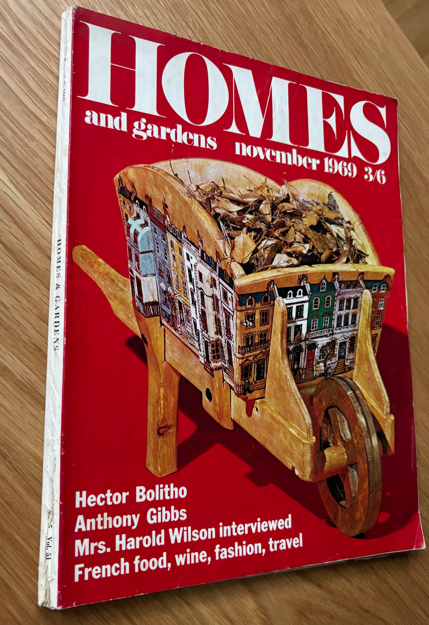 HOMES AND GARDENS Magazine November 1969 Illustrated ADVERTS Michael Johnson RECIPES