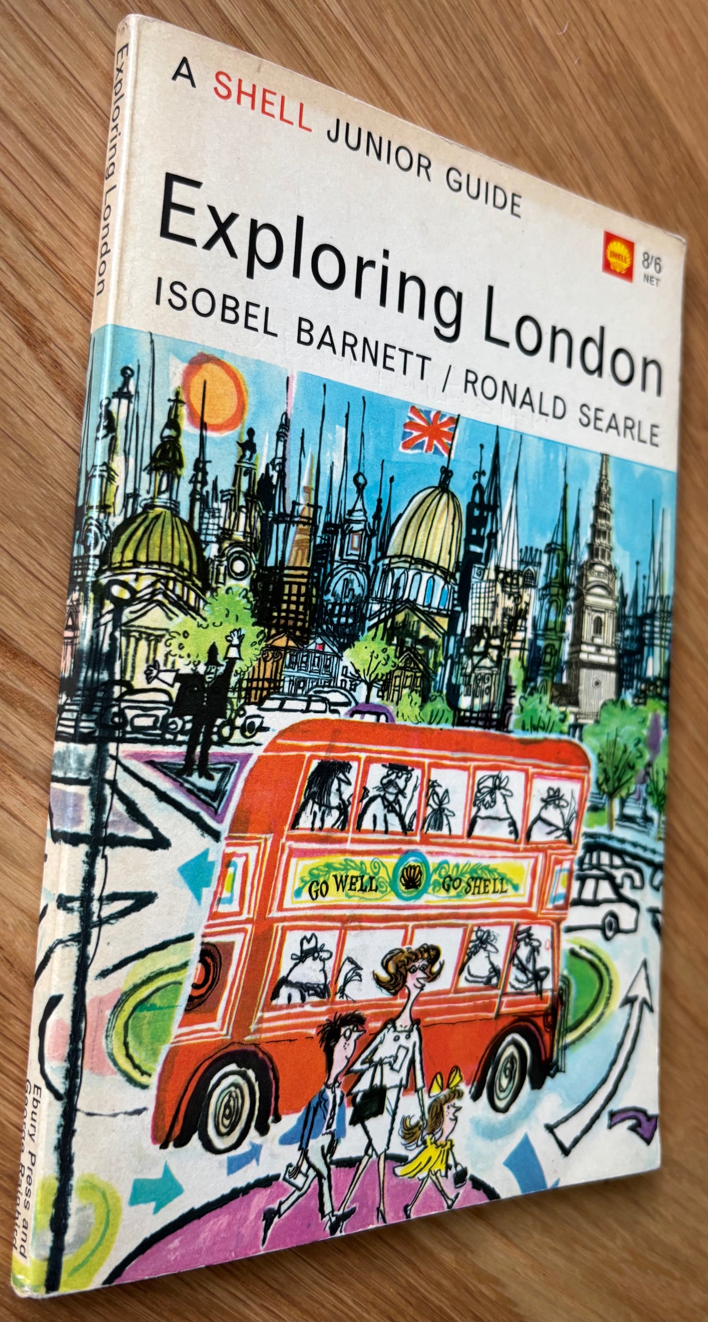 Ronald Searle EXPLORING LONDON Isobel Barnett 1965 SHELL JUNIOR GUIDE
