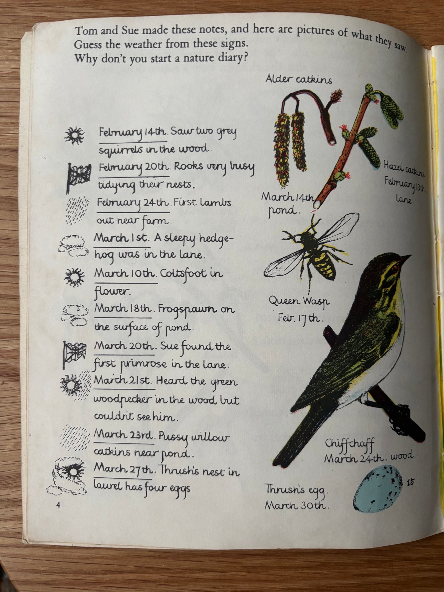 Elsie Few OUT OF DOORS Chatto & Windus NATURE STUDY Jan -Apr Schools Book