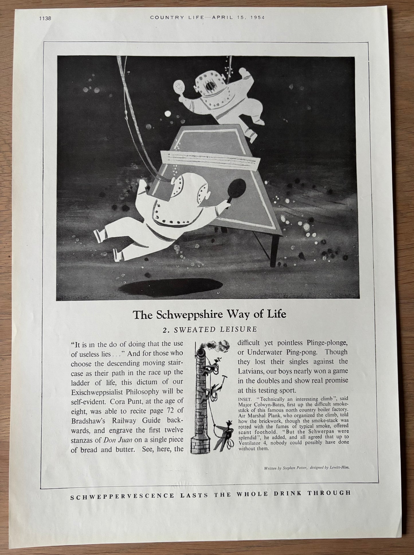 1950's Rowland Hilder SHELL GUIDE TO APRIL LANES ADVERT Original Ad 1954
