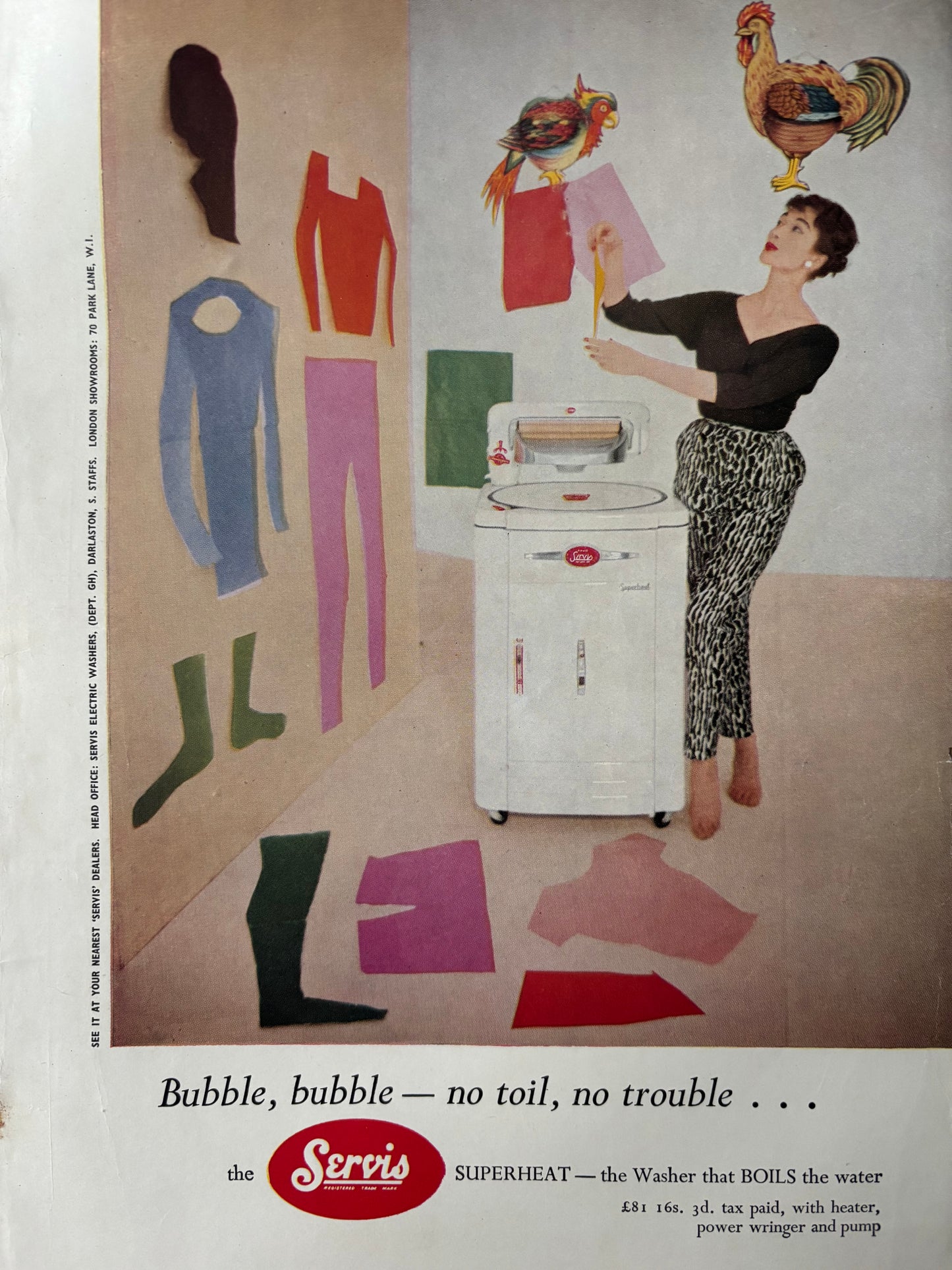 GOOD HOUSEKEEPING Magazine January 1956 Illustrated Rebecca West Recipes Ads