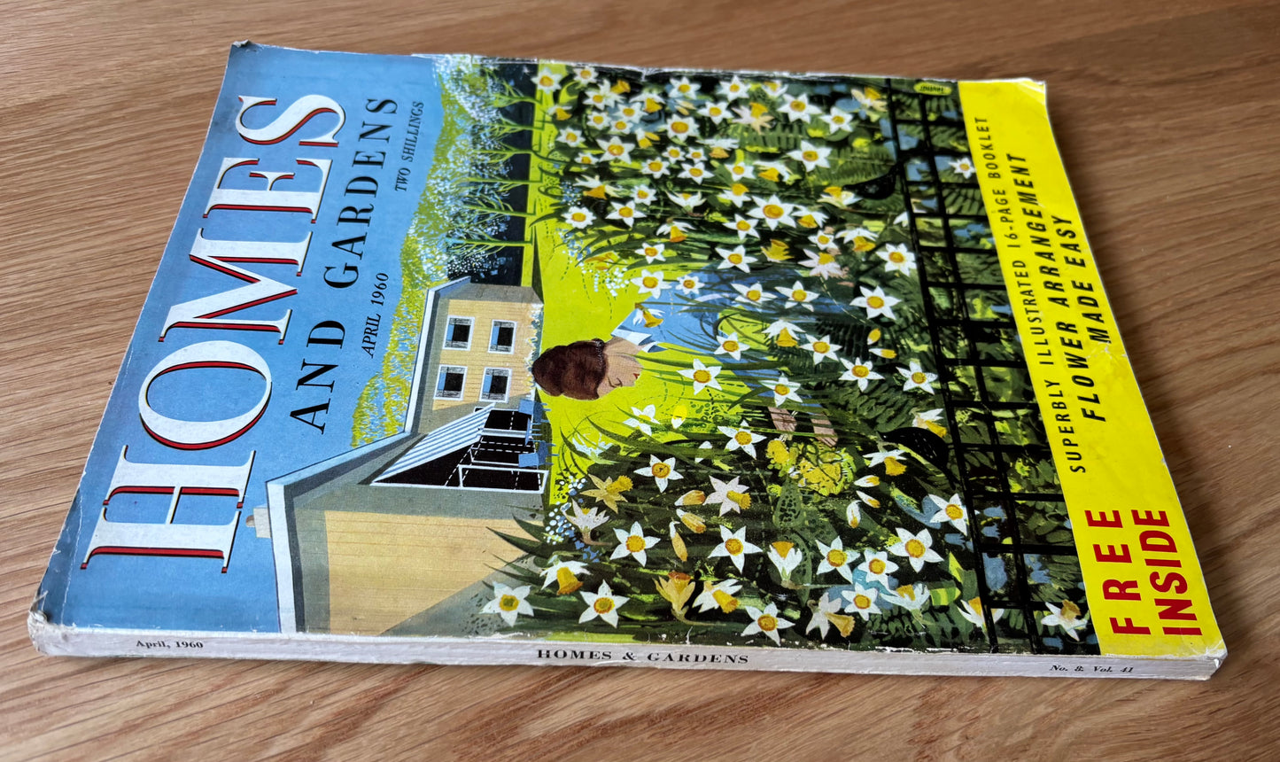 Robert Taverner HOMES AND GARDENS Magazine April 1960 SPRING VINTAGE