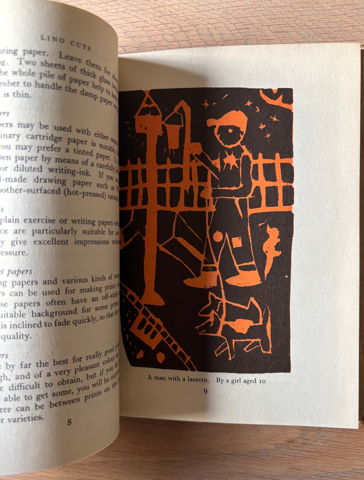 H E V Gillham LINOCUTS 1947 DJ Printing Printmaking CRAFT BOOK