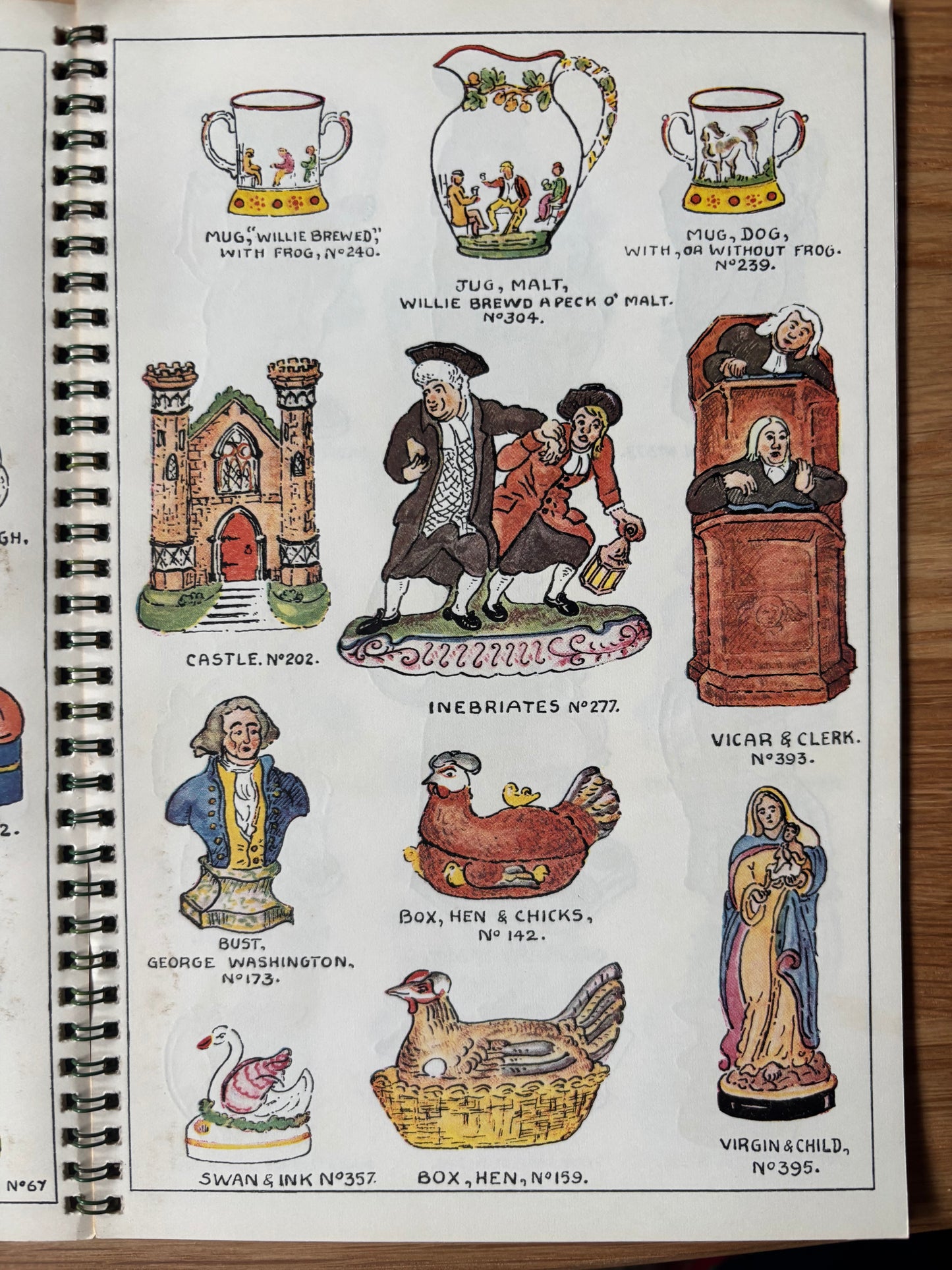 OLDE STAFFORDSHIRE WARE 1960 W H Kent BROCHURE
