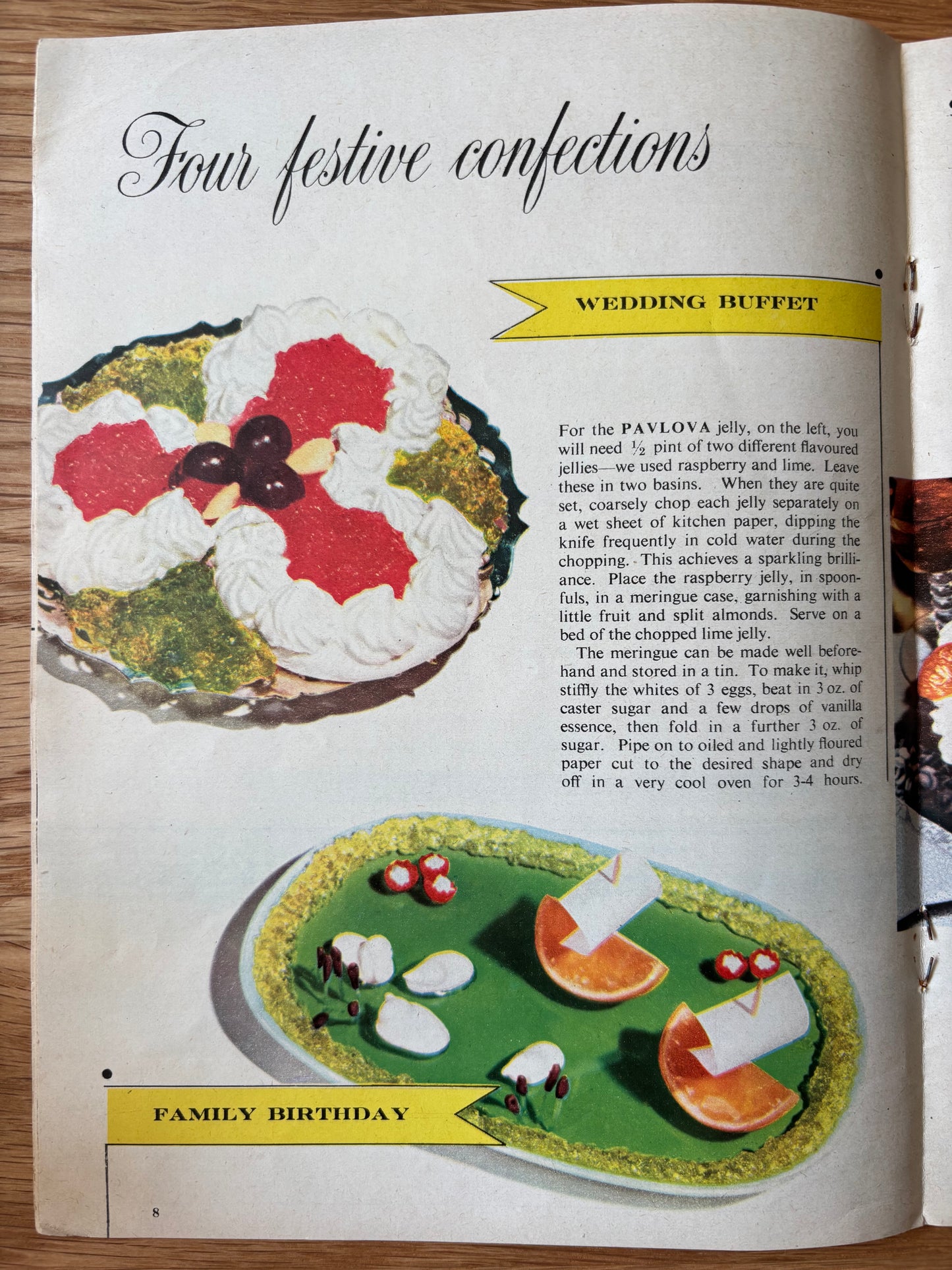 Chivers Jellies RECIPE BOOKLET 1960’s Dessert Cookbook Good Housekeeping