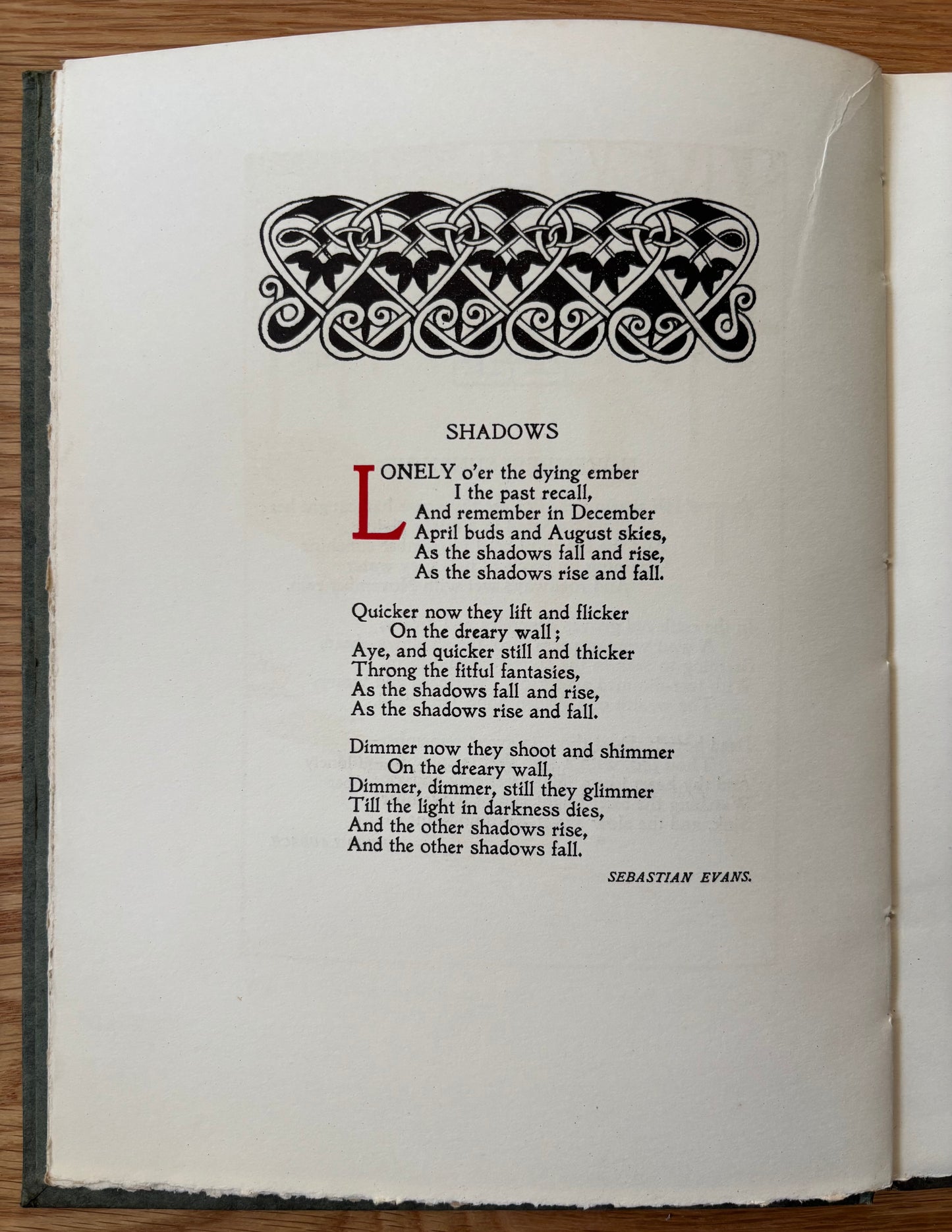 CELTIC POETRY WIND IN THE PINES John Duncan Art Nouveau 1922 Foulis SCOTTISH