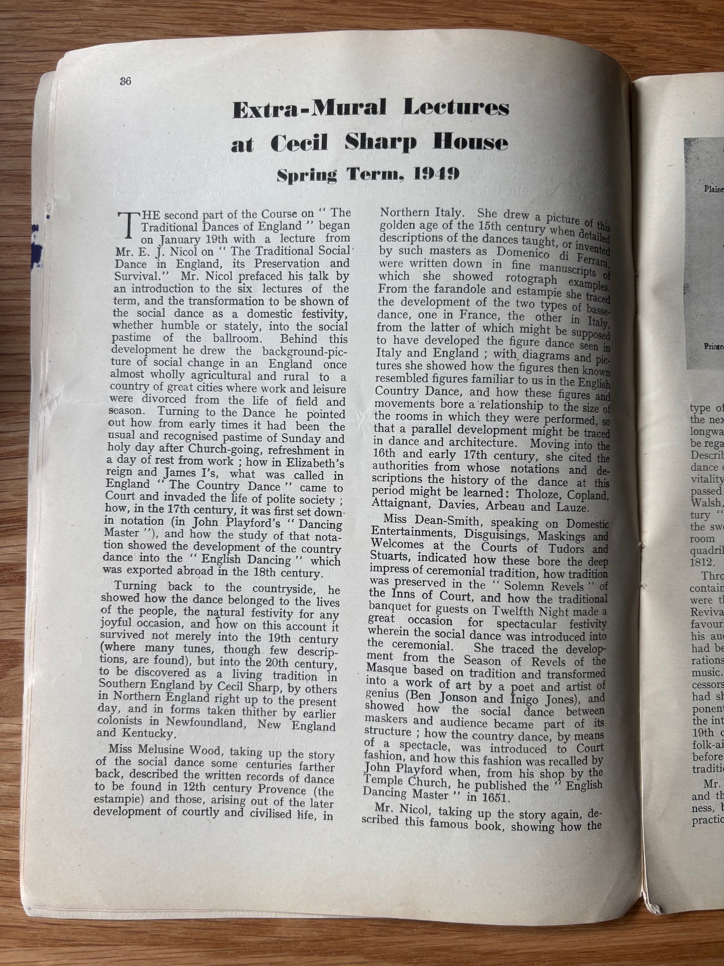 ENGLISH DANCE & SONG May 1949 Folk Dancing Society MAGAZINE Hobby Horse