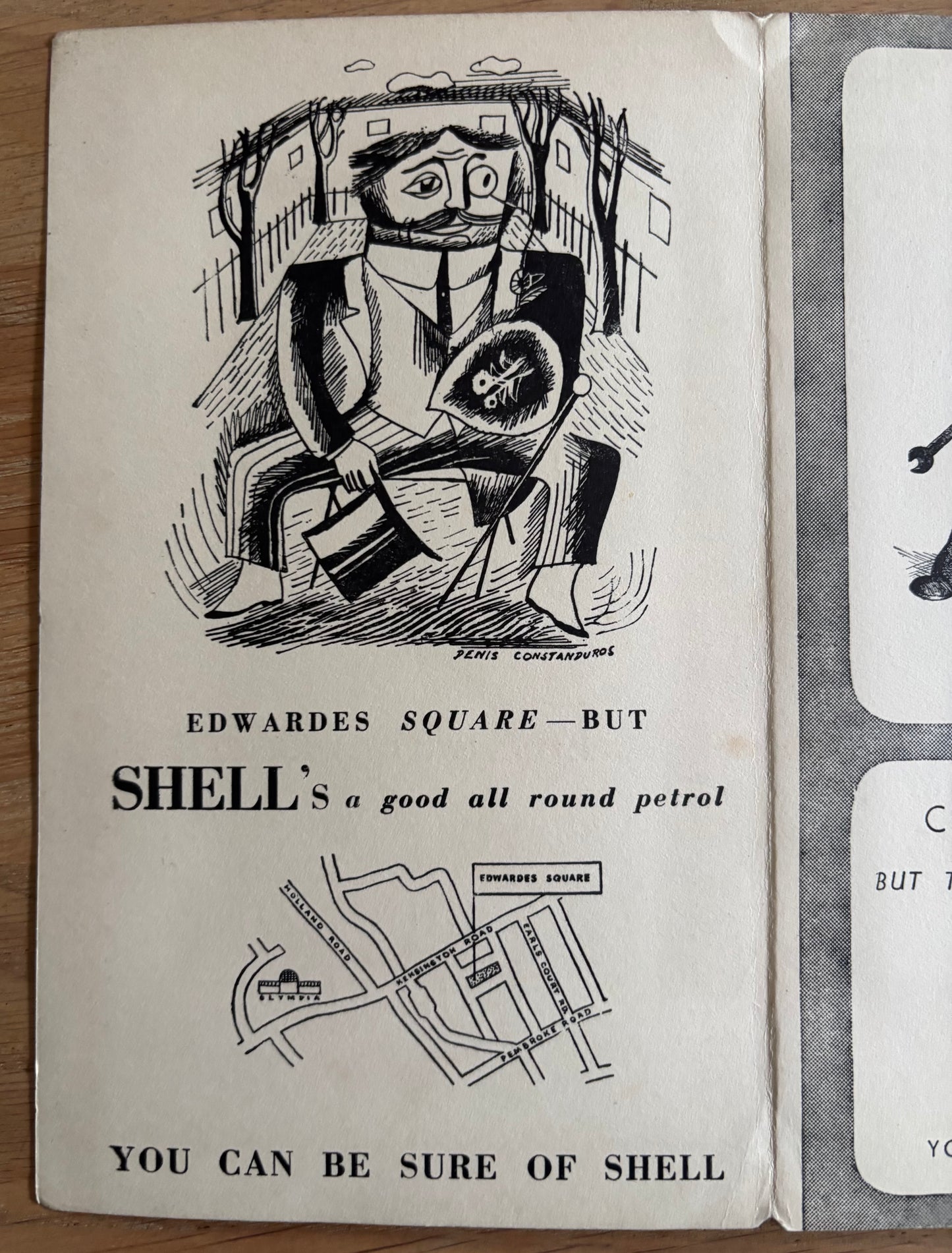 1930’s Edward Bawden 24 RECENT SHELL ADVERTISEMENTS Booklet Cartoons ILLUSTRATED