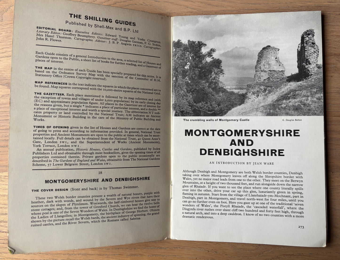 Thomas Swimmer MONTGOMERYSHIRE SHELL SHILLING GUIDE 1964 Illustrated Denbighshire