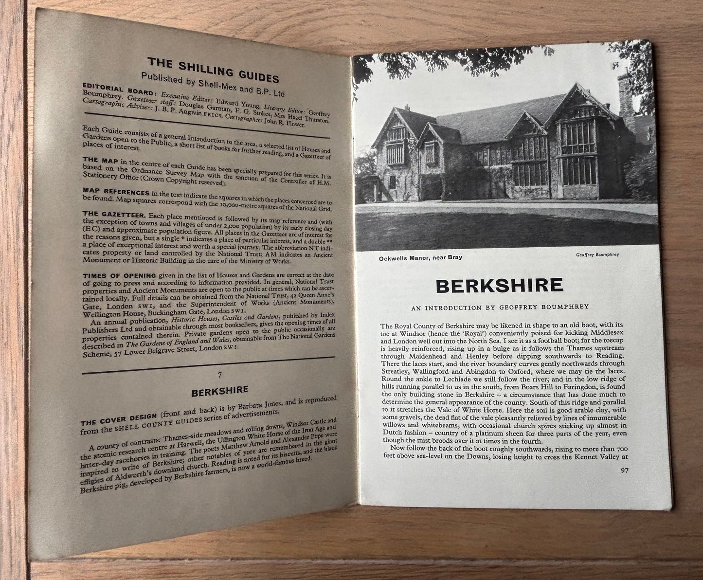 Barbara Jones BERKSHIRE SHELL SHILLING GUIDE 1963 Illustrated