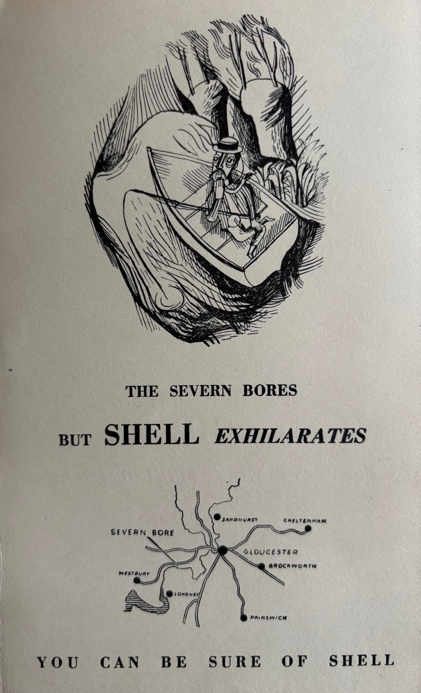 1930’s Edward Bawden 24 RECENT SHELL ADVERTISEMENTS Booklet Cartoons ILLUSTRATED