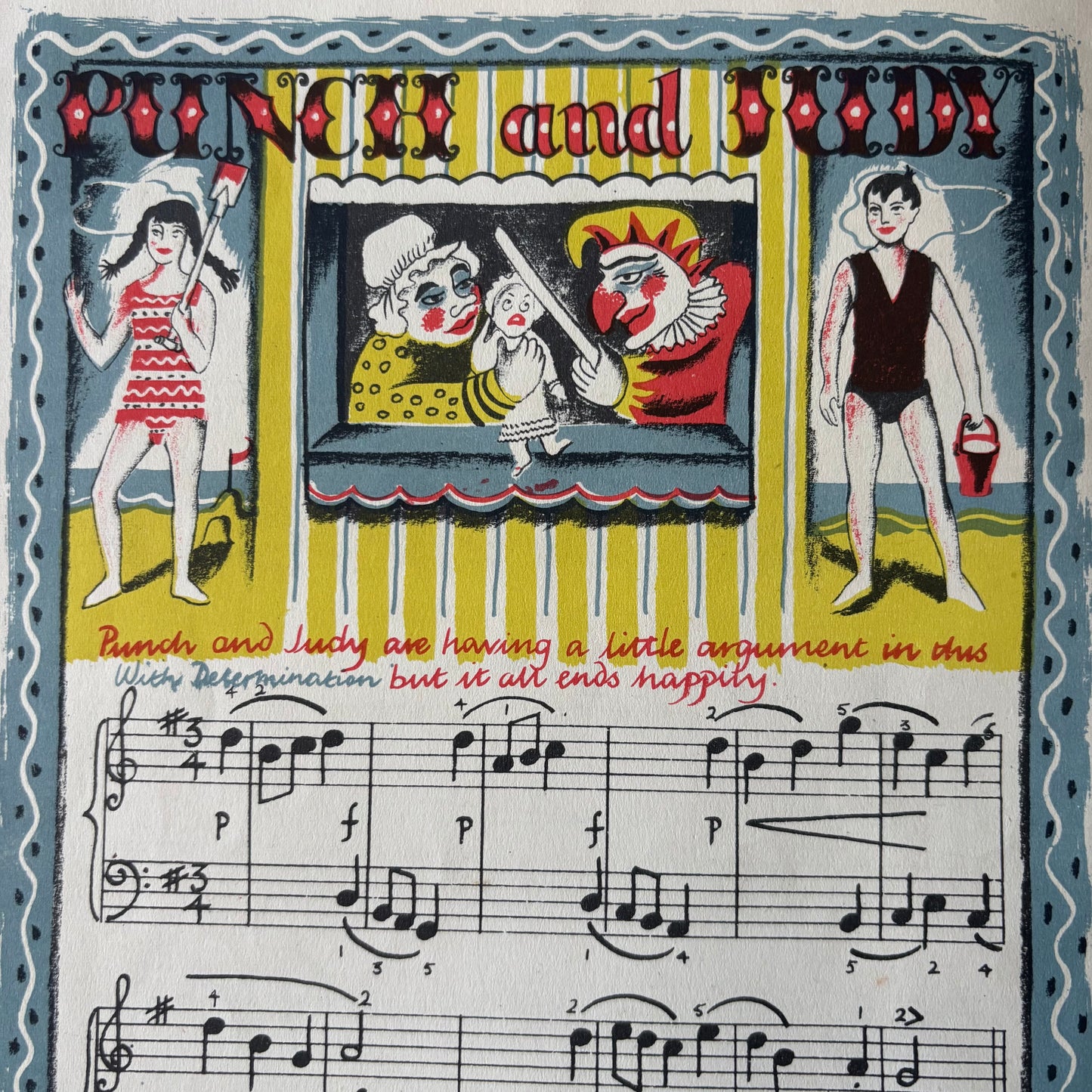 Sheila Jackson MUSIC TIME 1947 Picture Puffin Prudence Hemelryk 1940's