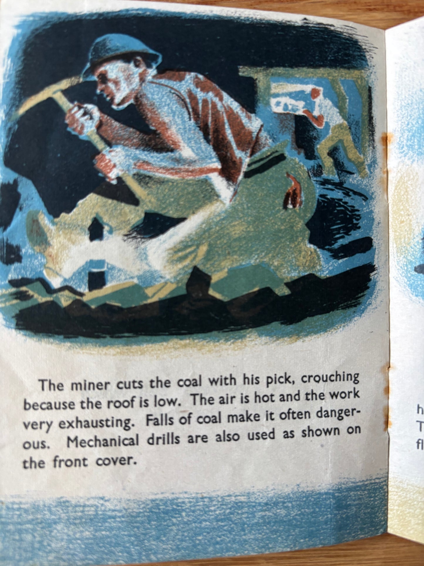 Clifford Rowe THE STORY OF COAL Bantam Picture Book No 34 TRANSATLANTIC ARTS 1940’s