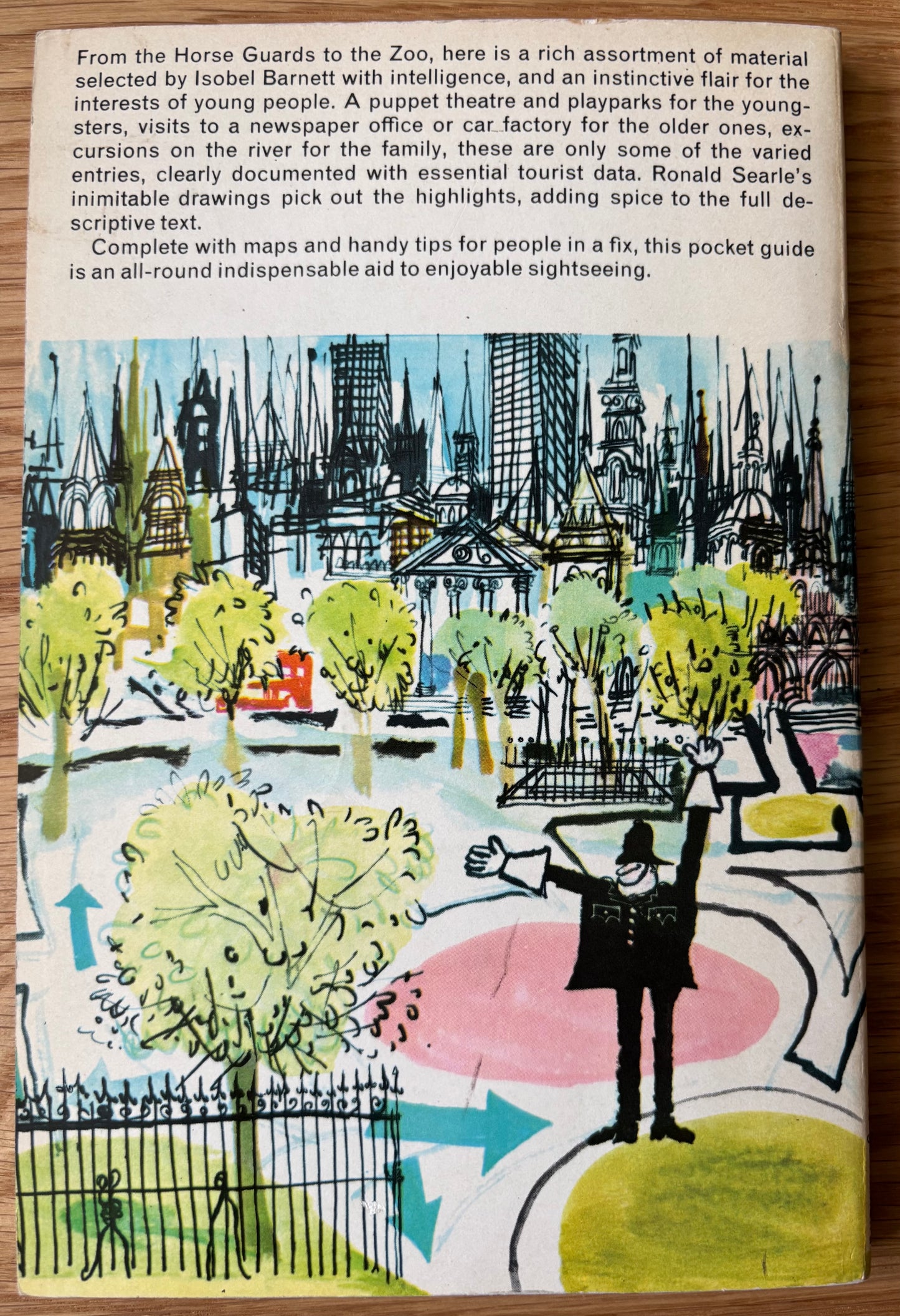 Ronald Searle EXPLORING LONDON Isobel Barnett 1965 SHELL JUNIOR GUIDE