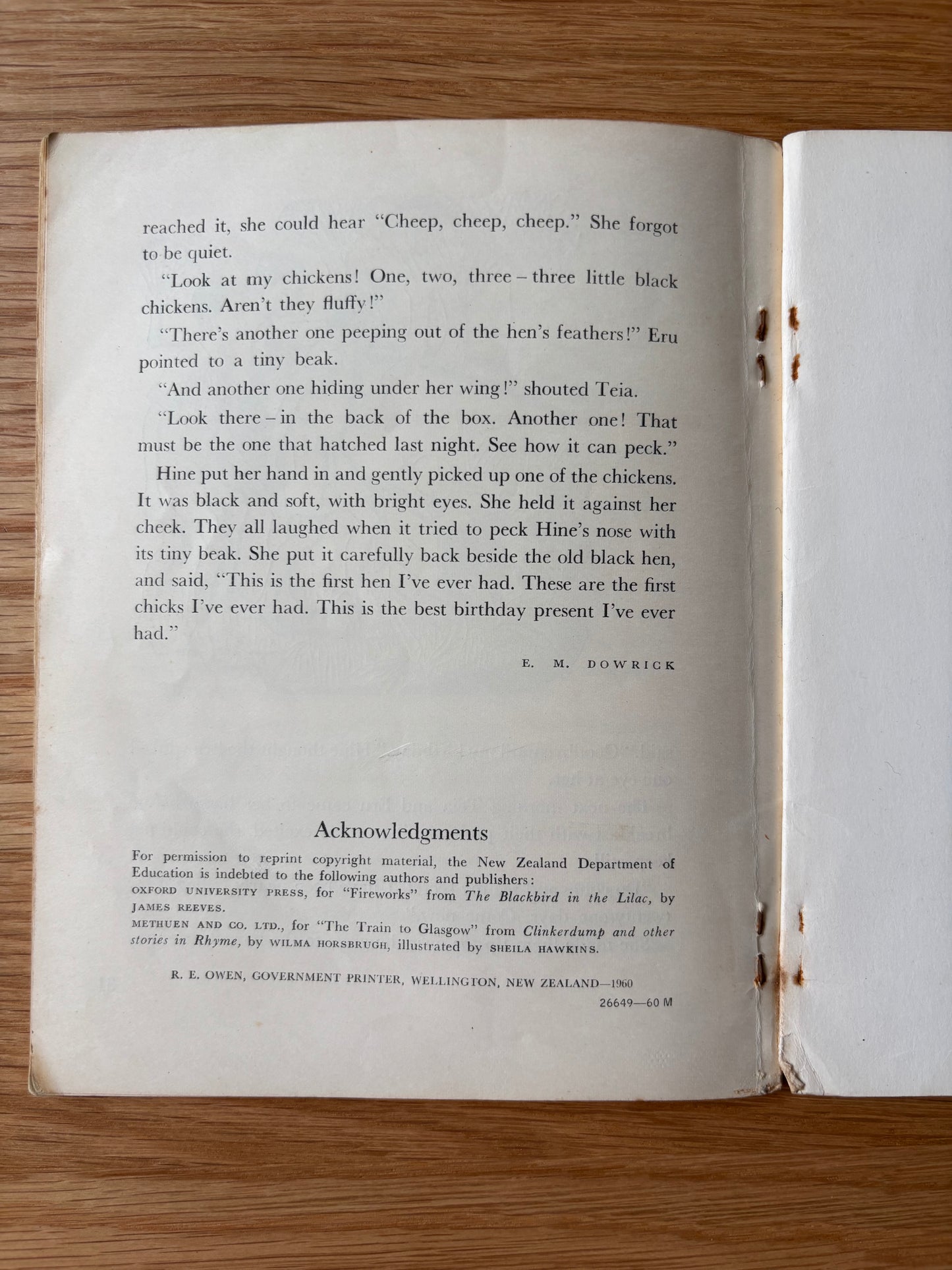 Evelyn Clouston SCHOOL JOURNAL Part 2 No 5 1960 NEW ZEALAND