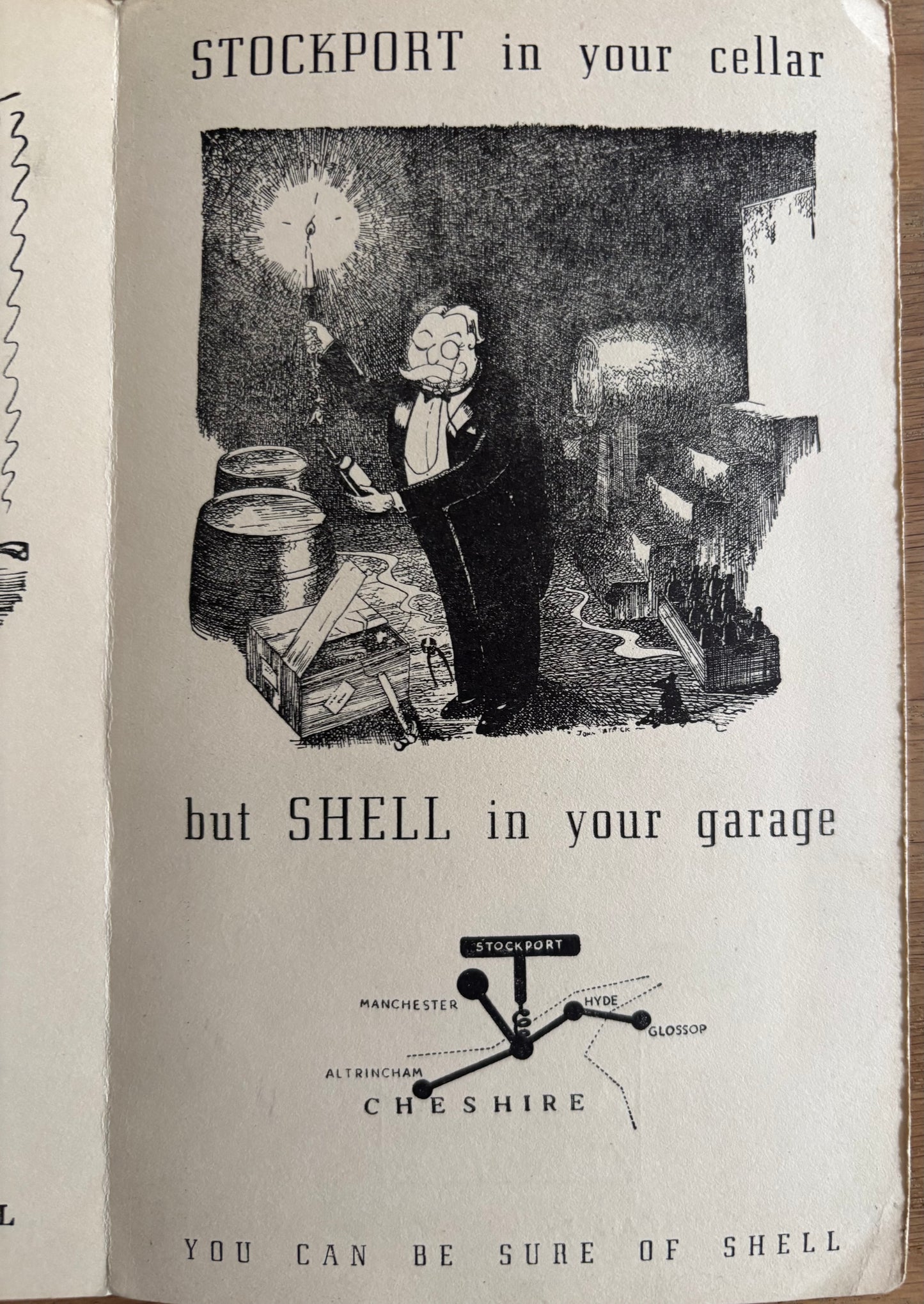 1930’s Edward Bawden 24 RECENT SHELL ADVERTISEMENTS Booklet Cartoons ILLUSTRATED