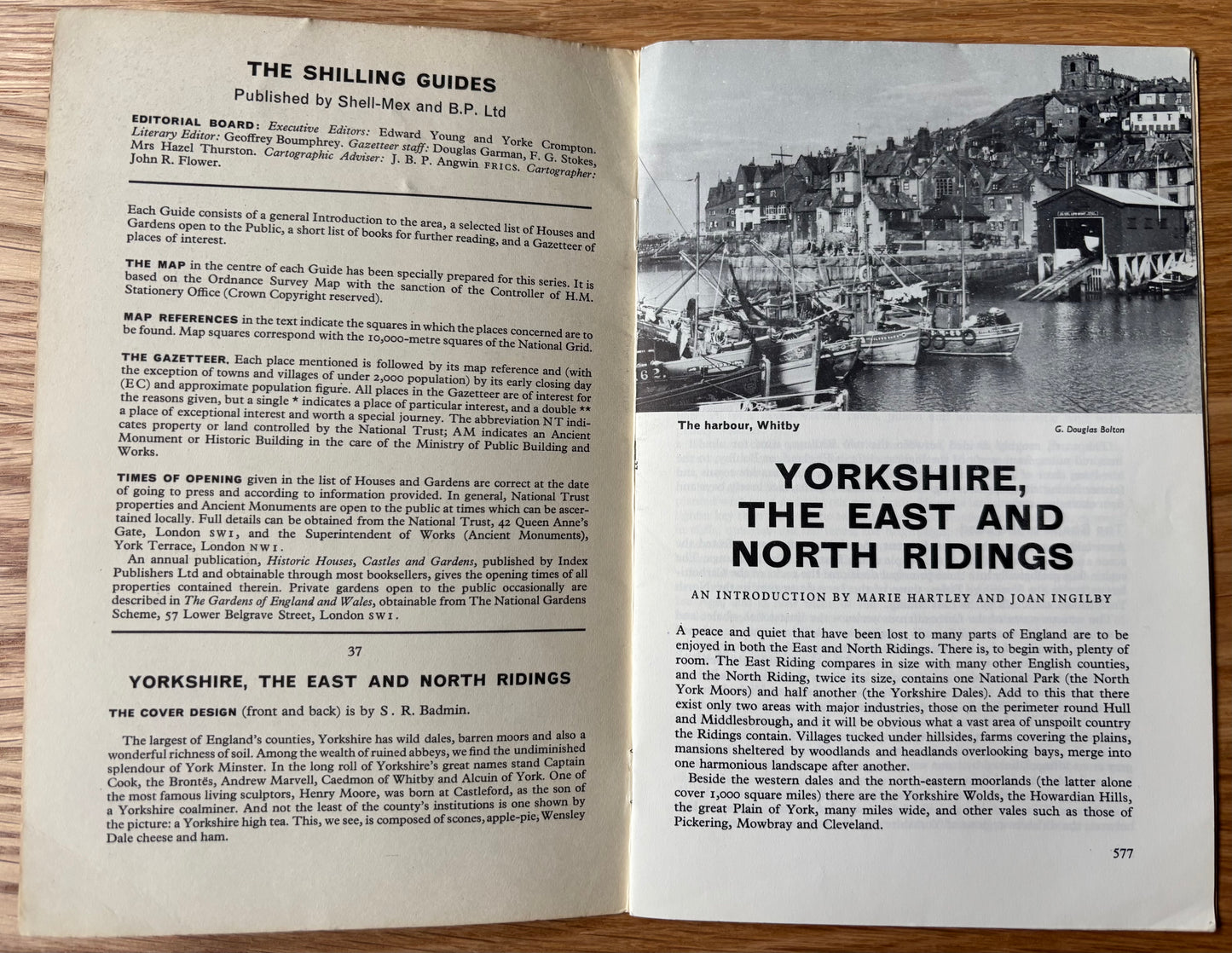 S R Badmin EAST & NORTH RIDING YORKSHIRE SHELL SHILLING GUIDE 1964