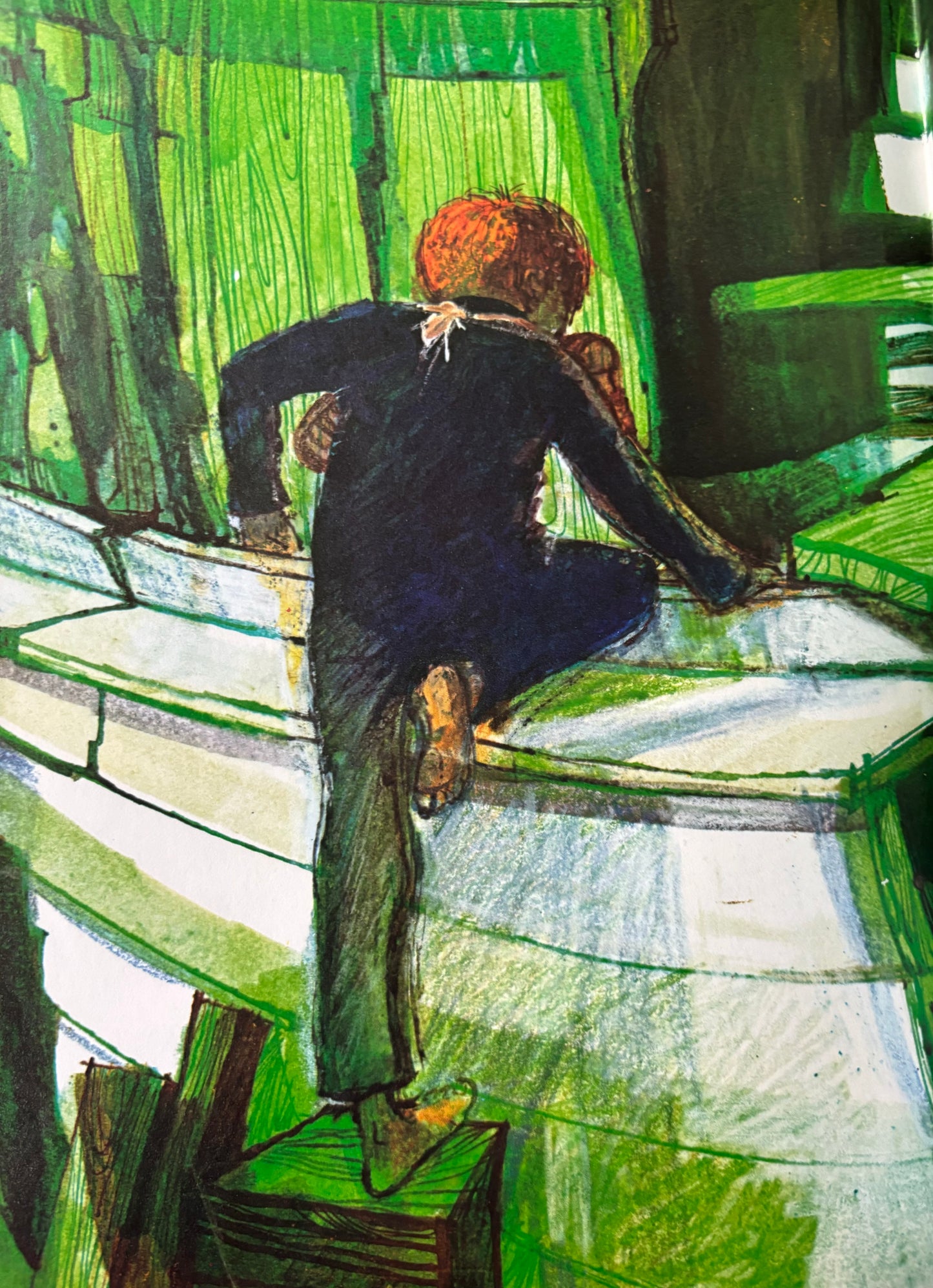 Doreen Roberts HARRY BY THE SEA 1st DJ Illustrated 1974 OUP Fishing Town