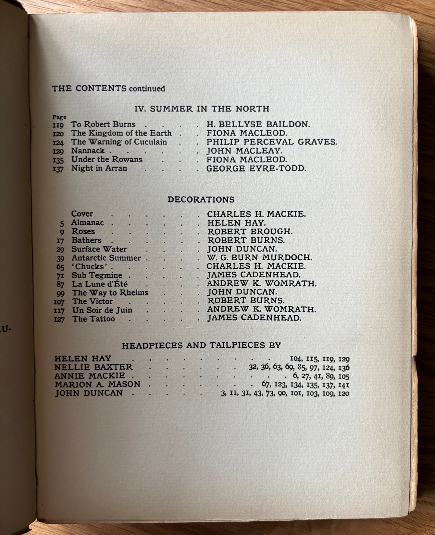 SCOTTISH ARTS & CRAFTS John Duncan CELTIC REVIVAL Evergreen PATRICK GEDDES 1896