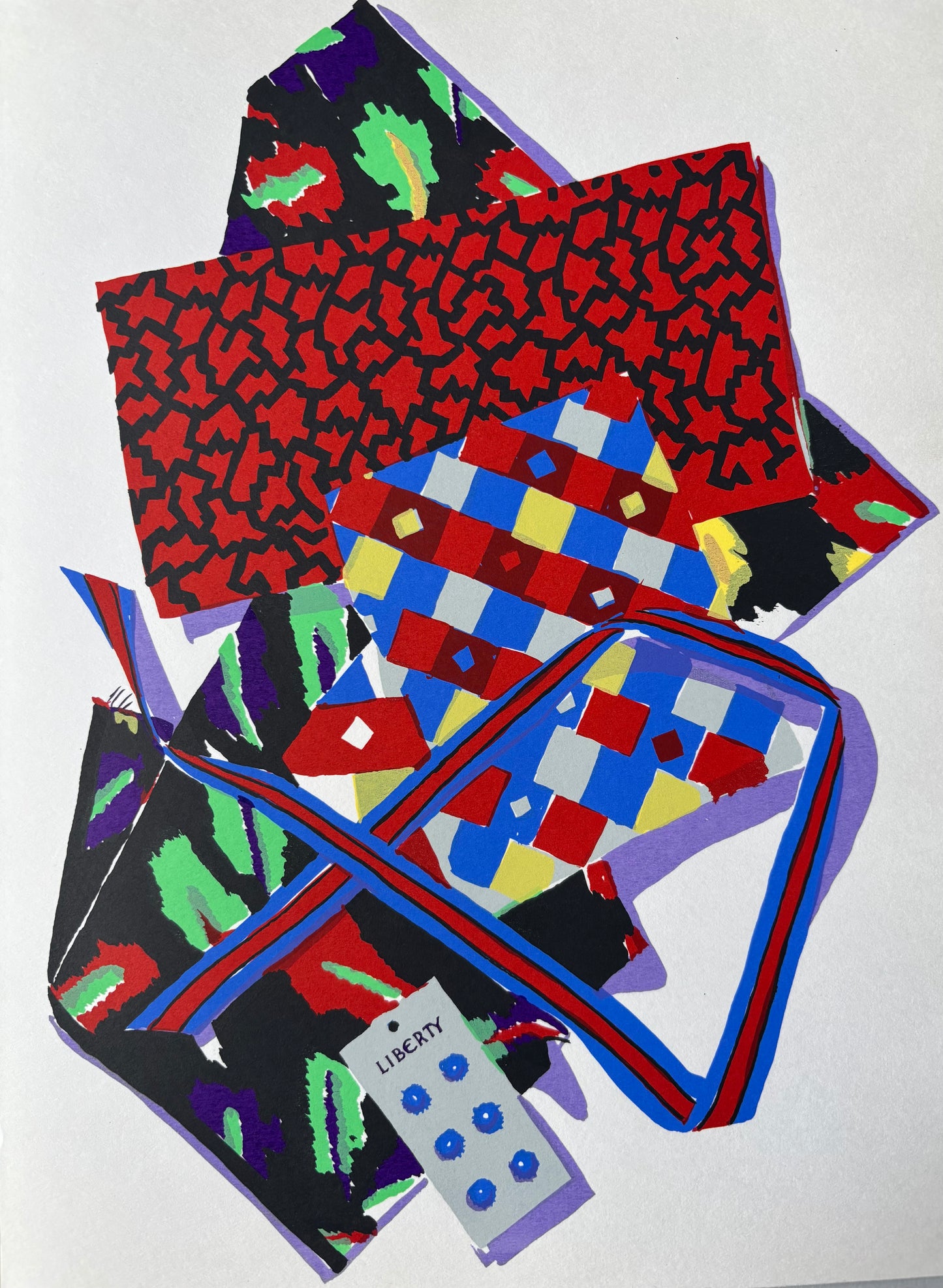 Glynn Boyd Harte 3 x LIBERTY PRINTS Merivale Editions 1983 Of London No 89/550 Folder