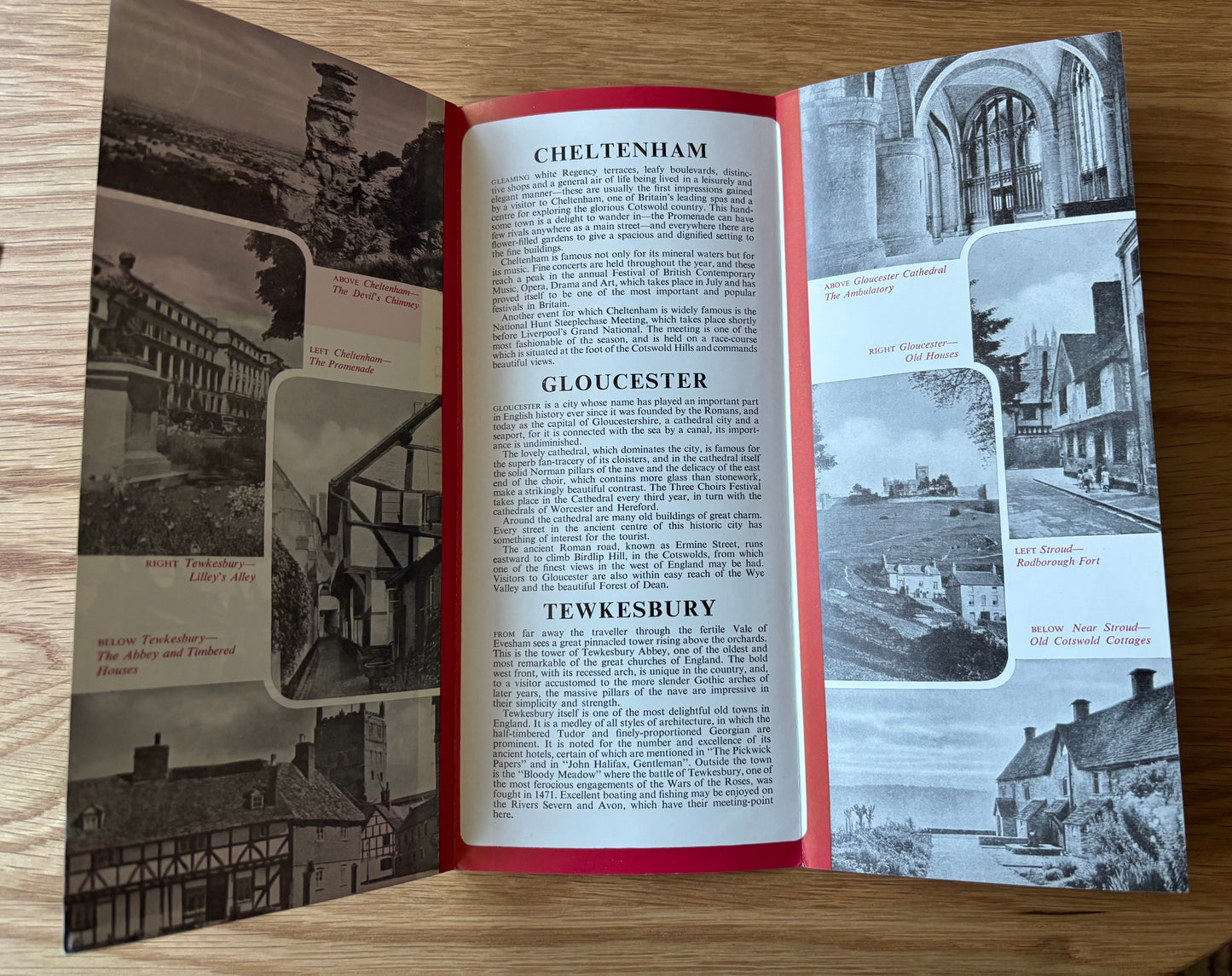 1950's CHELTENHAM GLOUCESTER Come To Britain Leaflet No 4C STROUD