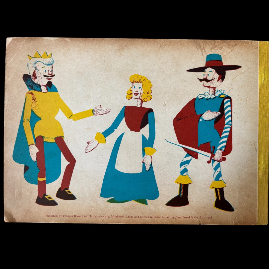 Tony Hart PUPPETS Puffin Picture Book PRESS OUT CARDS 1958 Gordon Murray