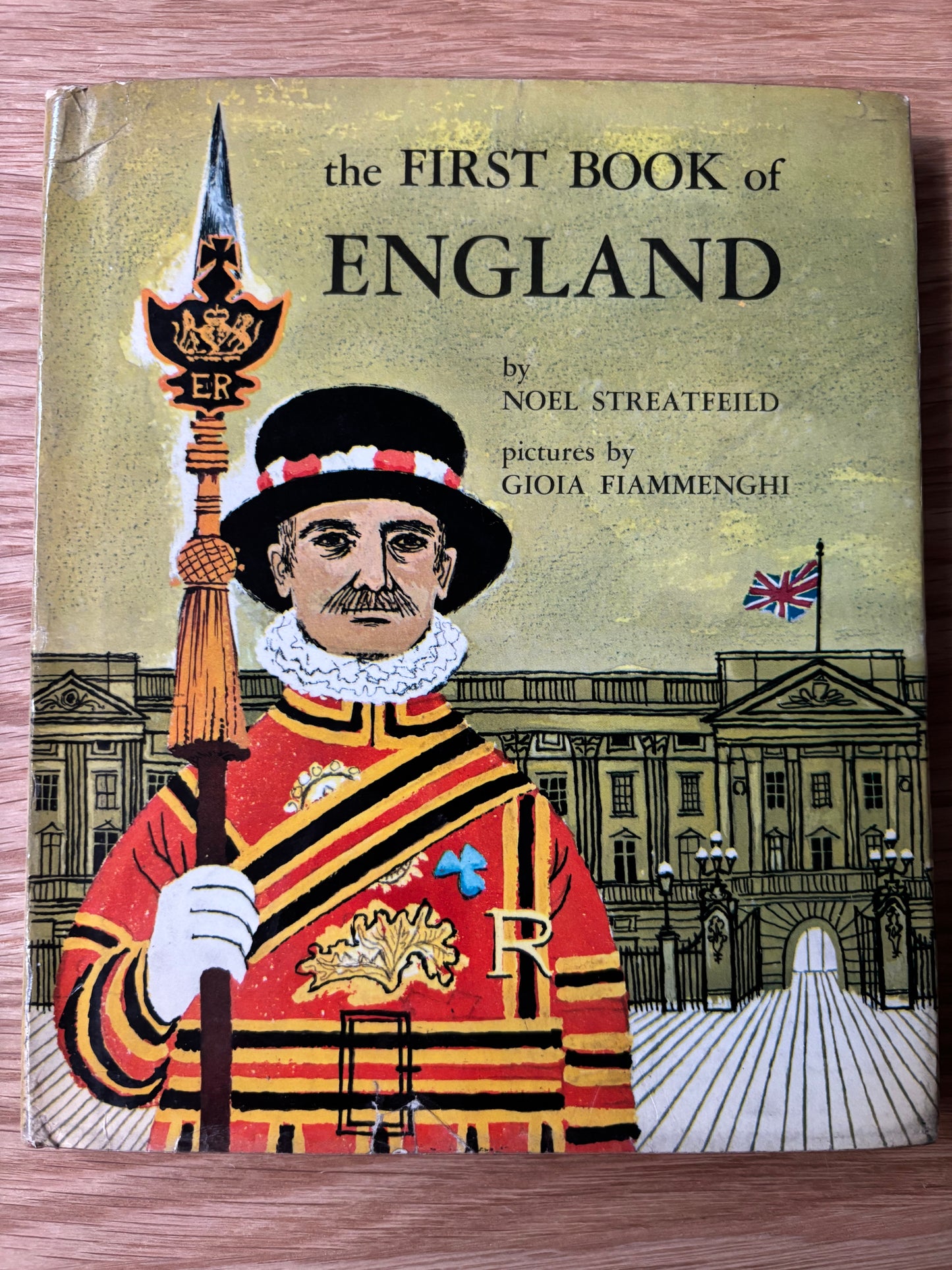 Noel Streatfield Signed THE FIRST BOOK OF ENGLAND 1958 1st USA Ed DJ