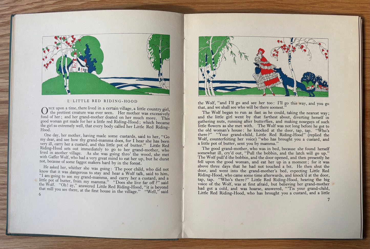 John Austen PERRAULT’S FAIRY TALES 1st Ed Thus 1922 DJ Art Deco Illustrations