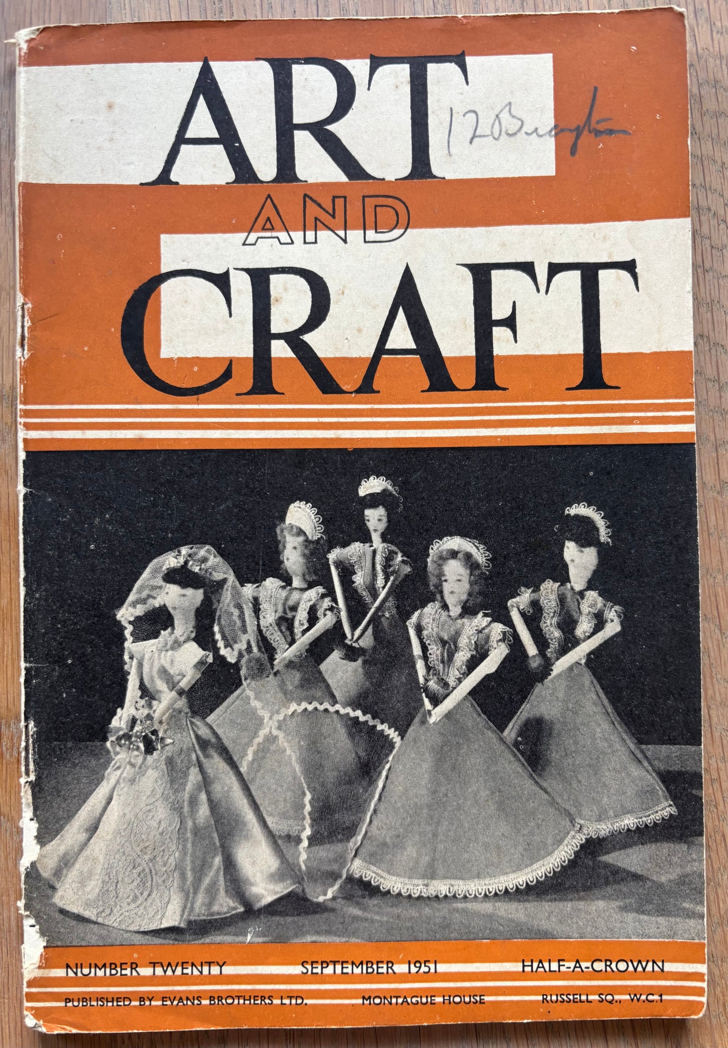 Vintage 1951 ART AND CRAFT MAGAZINE Cats Sewing CHILD EDUCATION September