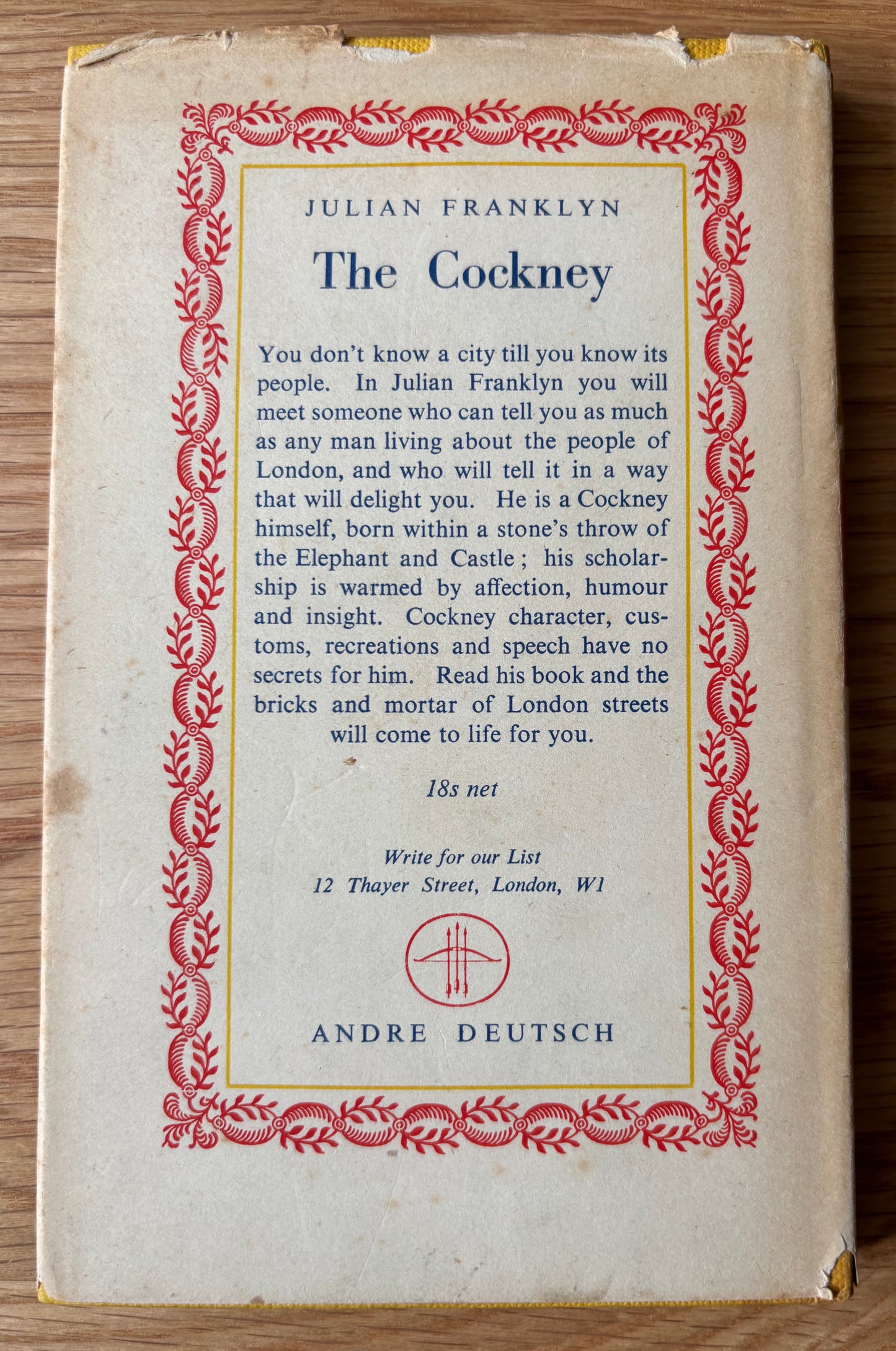 Scarce Edward Bawden LONDON A to Z 1953 HB 1st DJ Metcalf Andre Deutsch ILLUSTRATED Travel