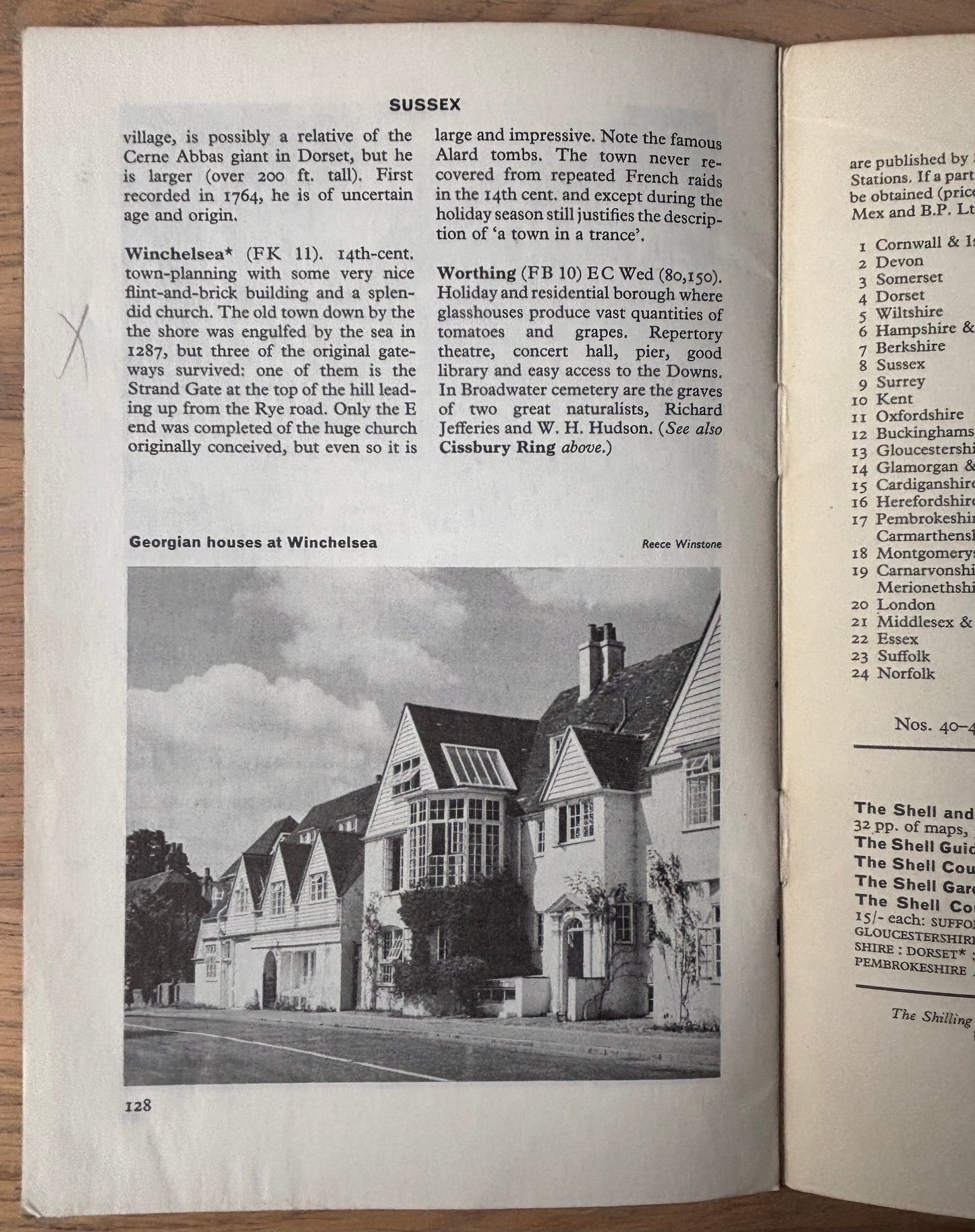 Rowland Hilder SUSSEX SHELL SHILLING GUIDE 1963 Illustrated