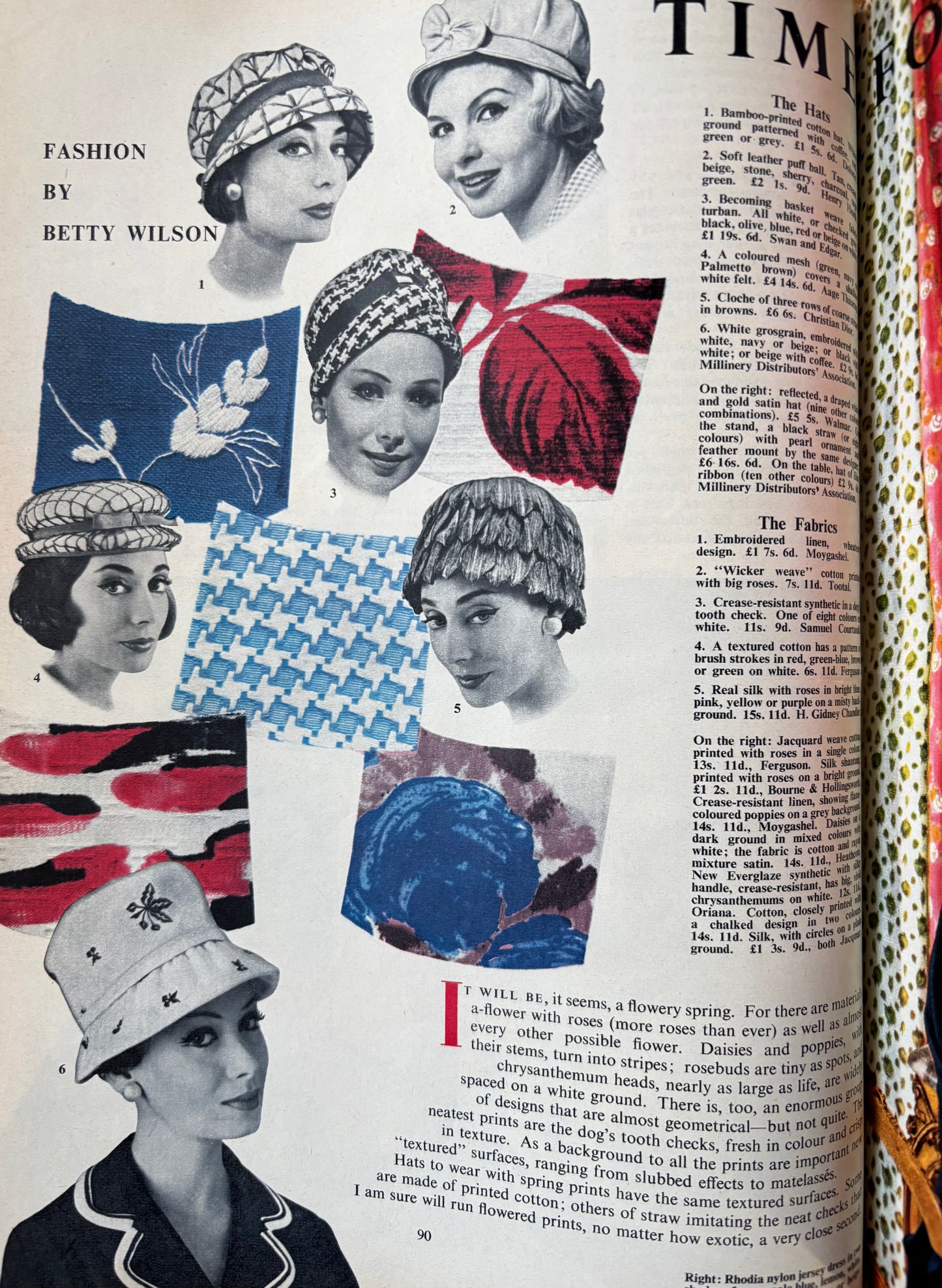 Robert Taverner HOMES AND GARDENS Magazine April 1960 SPRING VINTAGE