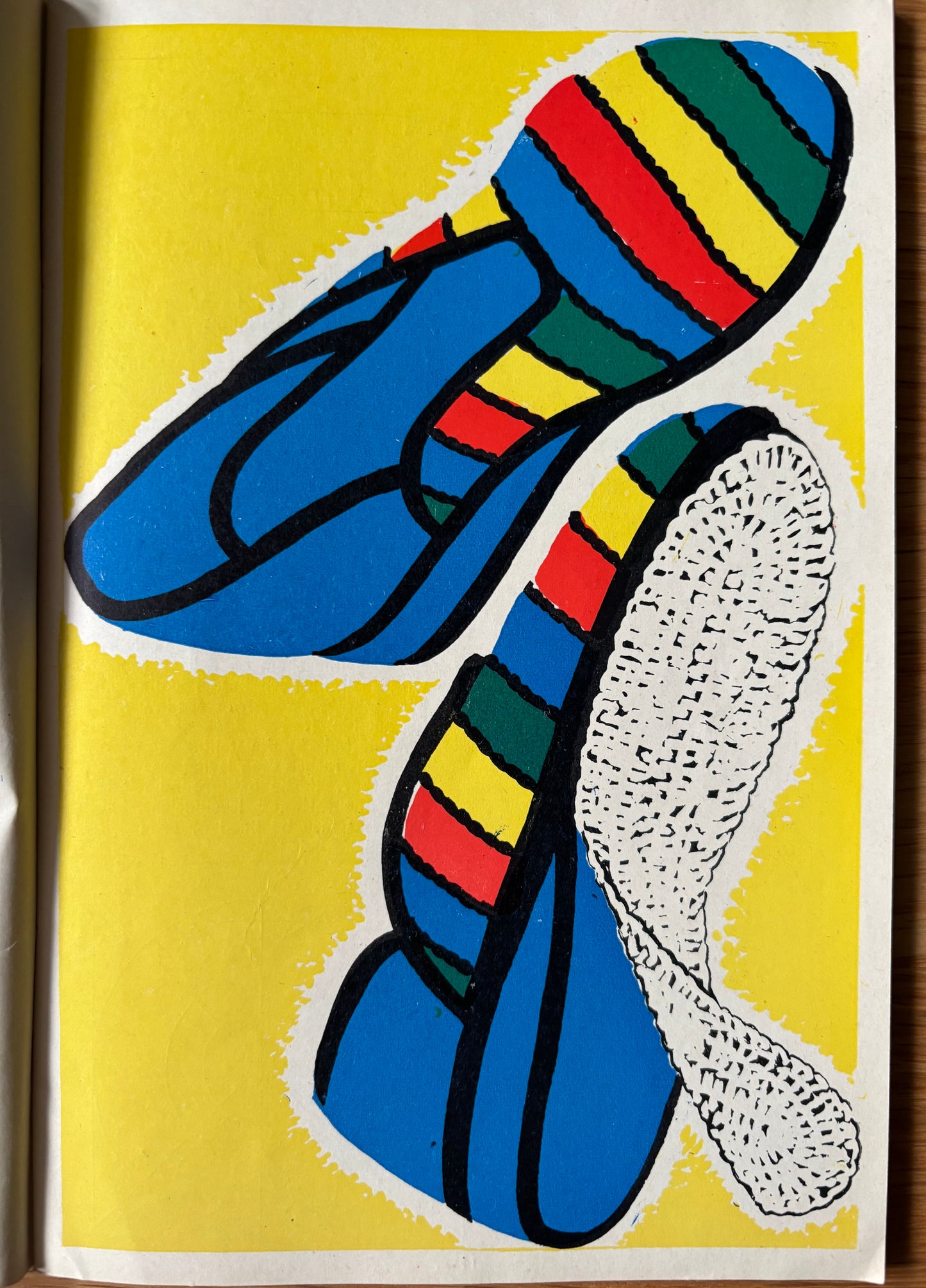1950 ART AND CRAFT MAGAZINE Fabric Toys CHILD EDUCATION Wedge Shoes