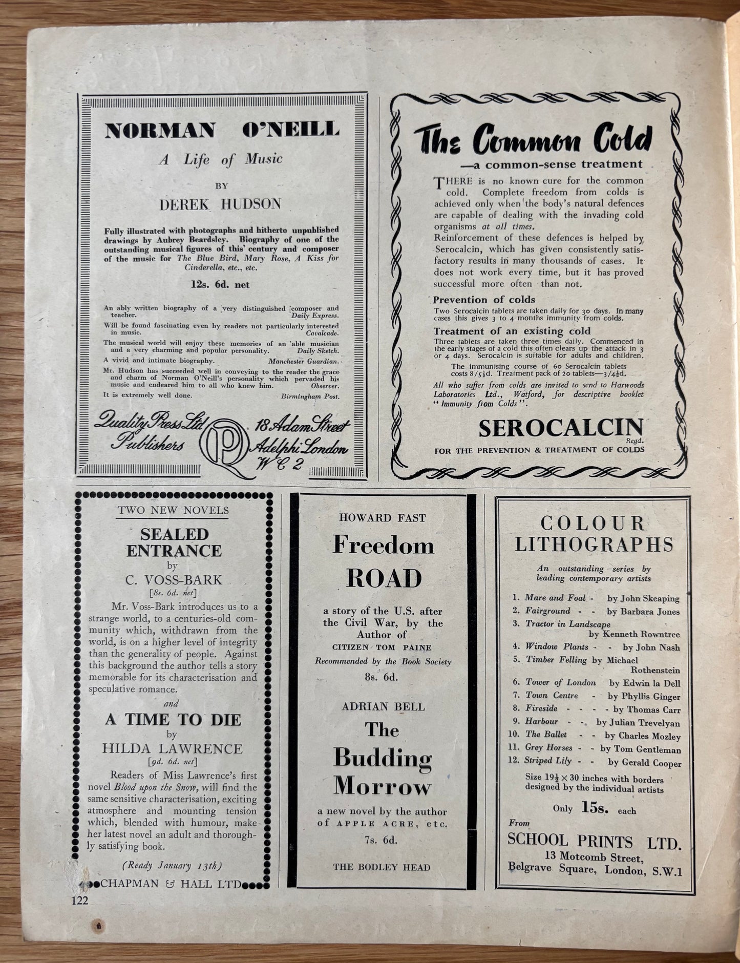 Ronald Searle OUR TIME Magazine January 1947 Artist- Craftsman 1940’s Barnett Freedman