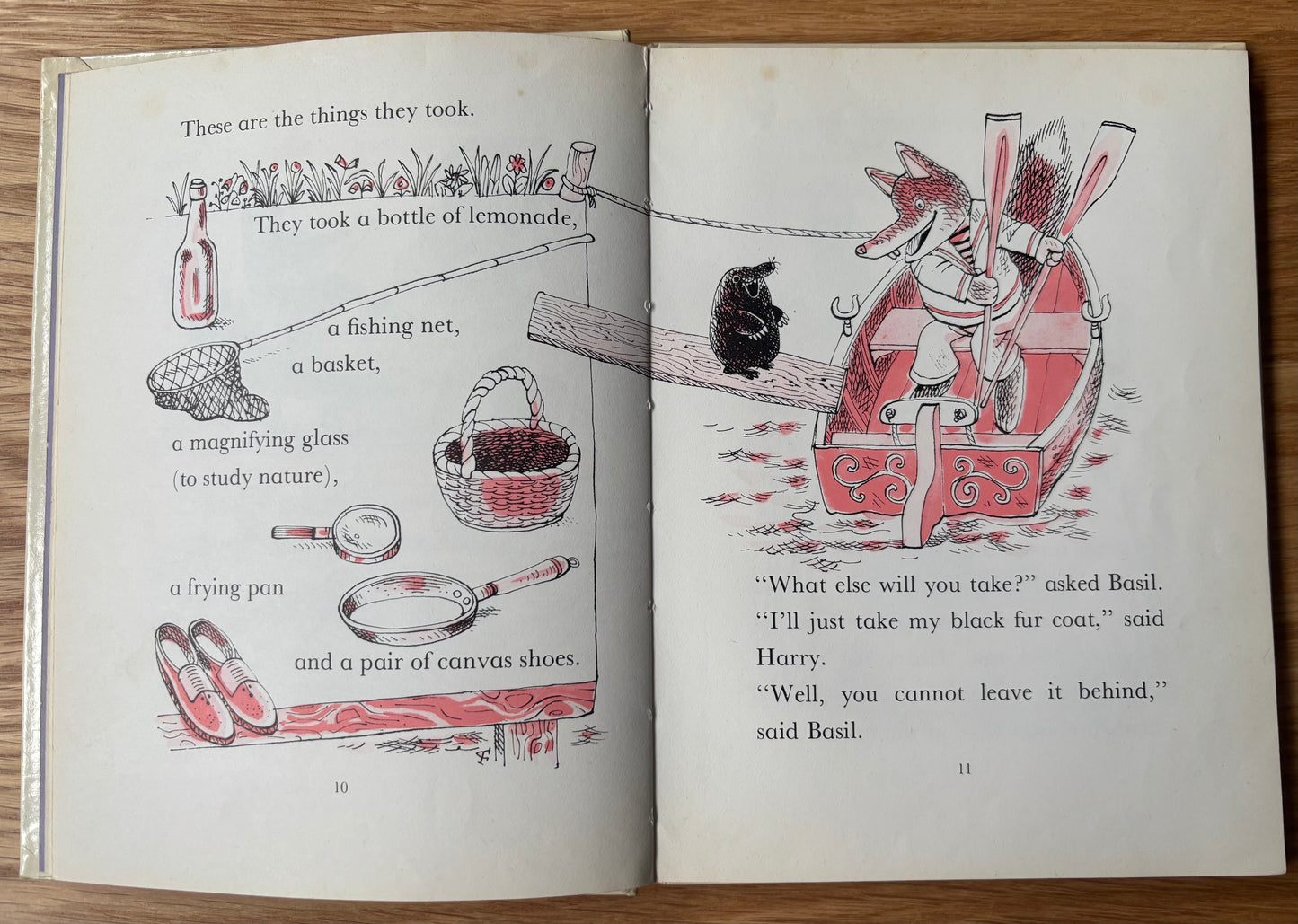 Peter Firmin BASIL BRUSH GOES BOATING HB Starting To Read 1974 Reprint ILLUSTRATED