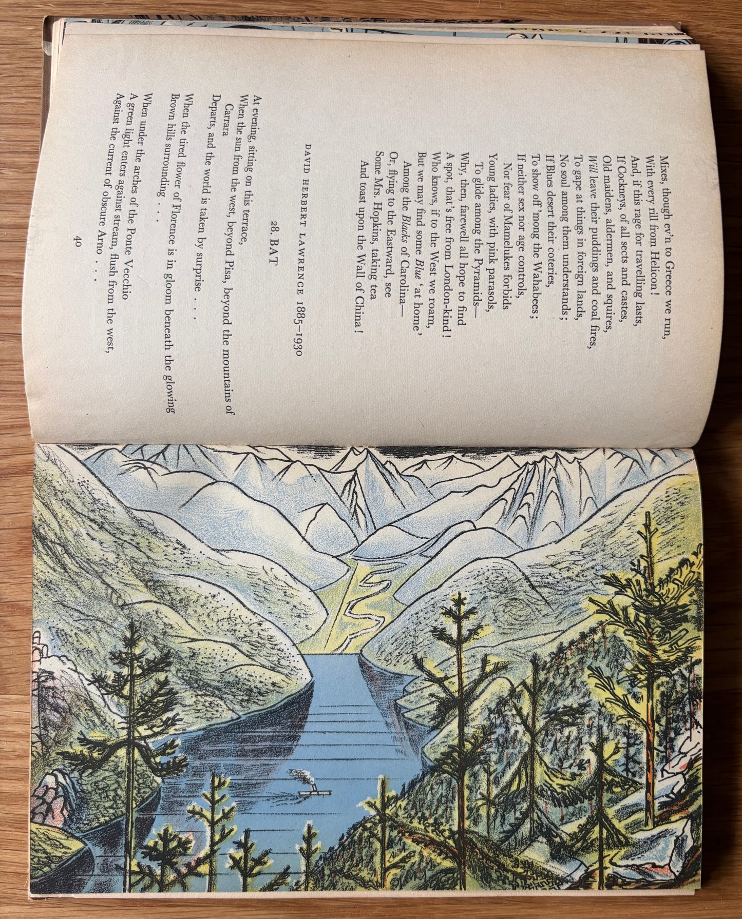 Edward Bawden TRAVELLERS’ VERSE M G Lloyd Thomas 1st Ed 1946 Curwen ILLUSTRATED