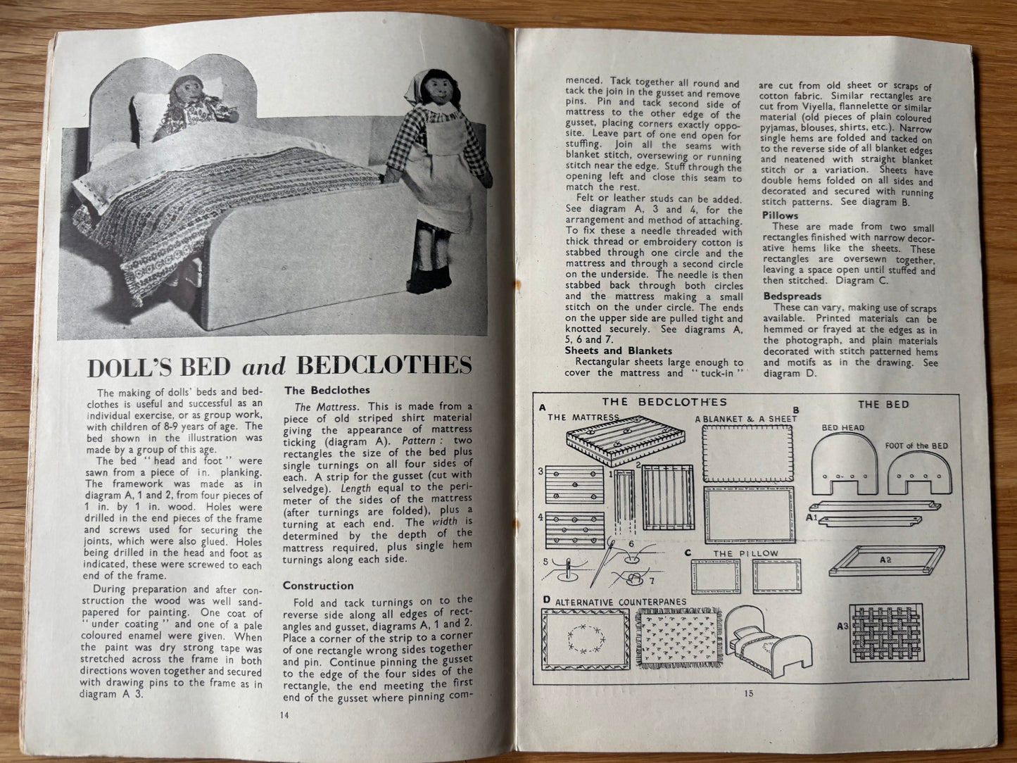1949 ART AND CRAFT MAGAZINE No 4 CHILD EDUCATION Activities Cut Paper