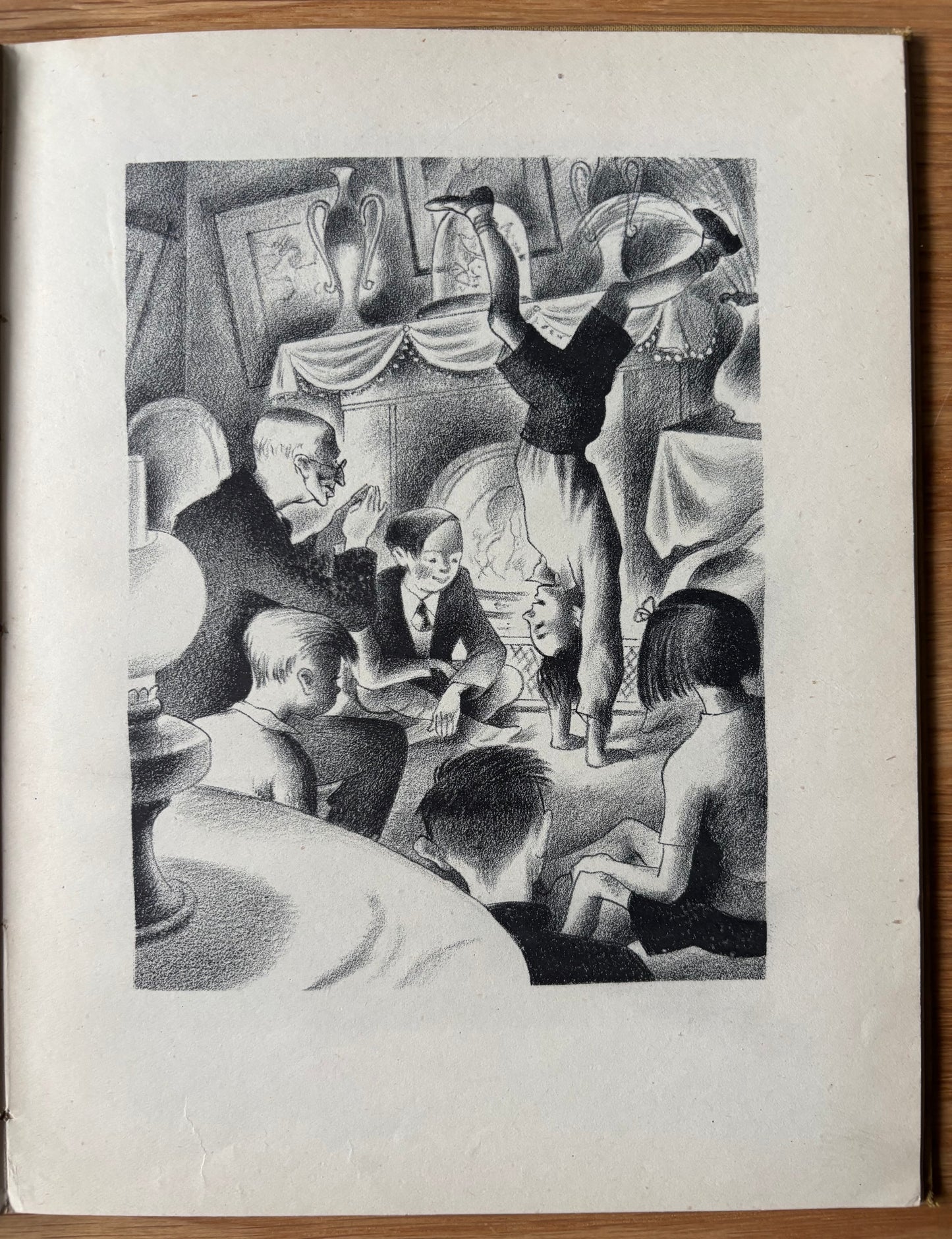 Clarke Hutton HARLEQUINADE 1943 1st Ed Chatto & Windus ILLUSTRATED Clowns Columbine