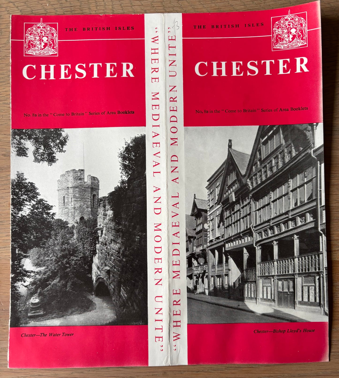 1950's CHESTER Come To Britain Leaflet No 8B Bishop Lloyd's House