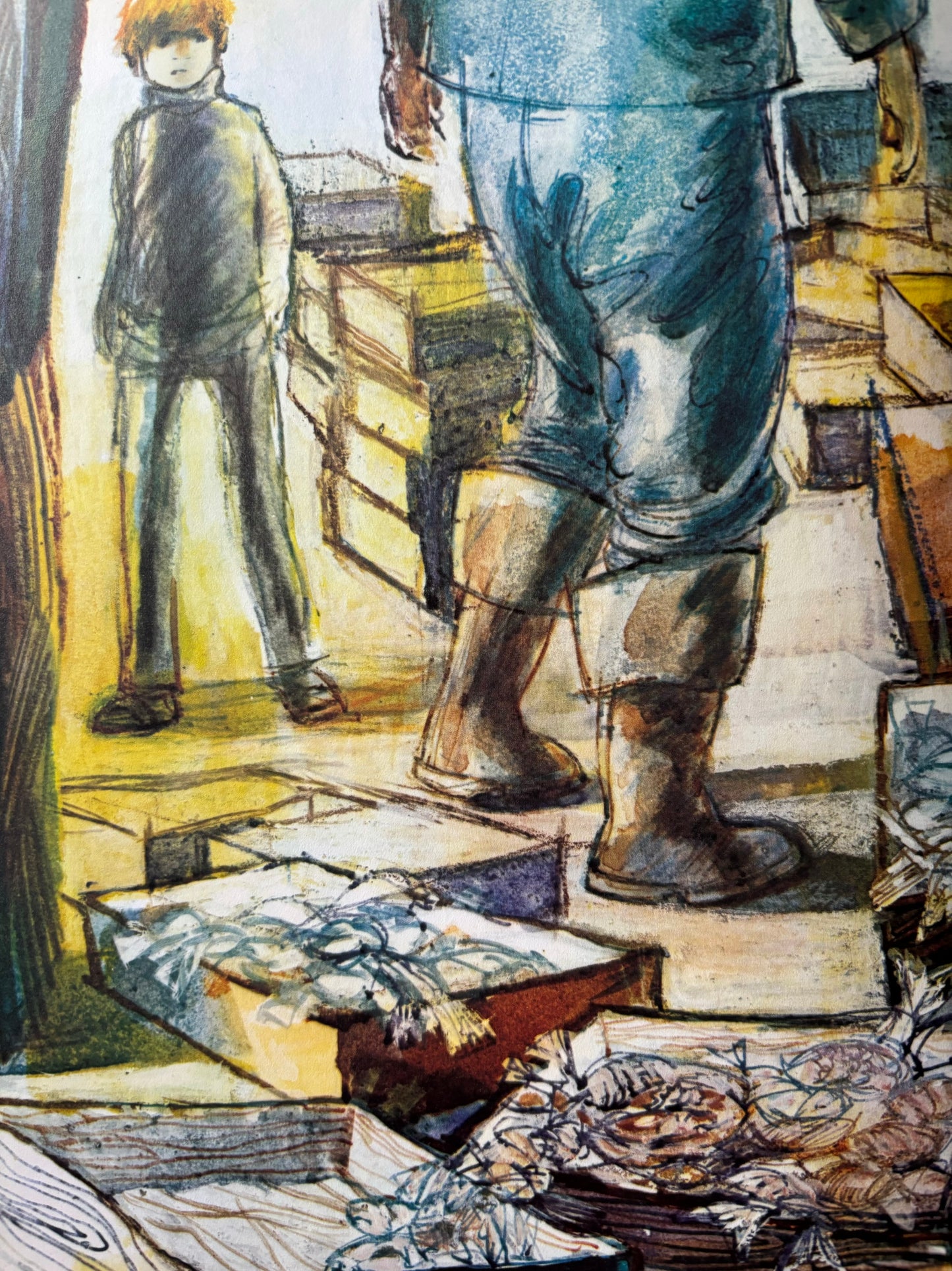 Doreen Roberts HARRY BY THE SEA 1st DJ Illustrated 1974 OUP Fishing Town