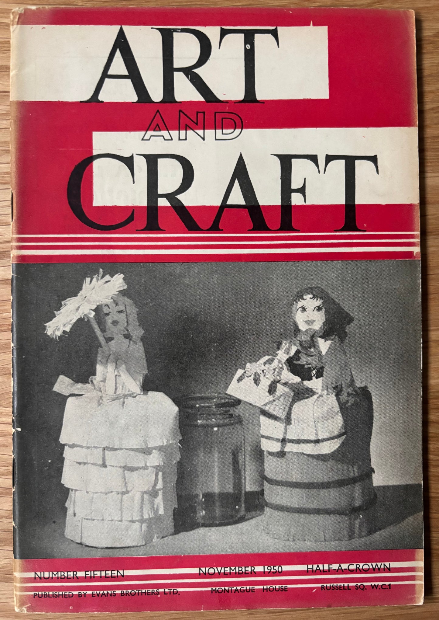 ART AND CRAFT MAGAZINE November 1950 CHILD EDUCATION Christmas
