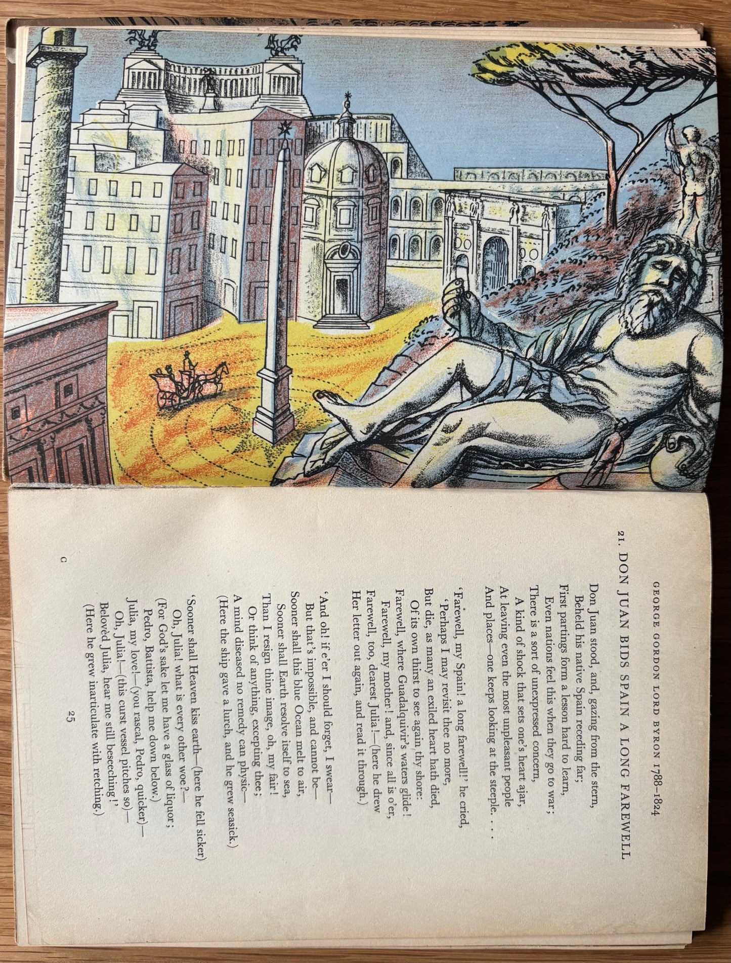 Edward Bawden TRAVELLERS’ VERSE M G Lloyd Thomas 1st Ed 1946 Curwen ILLUSTRATED